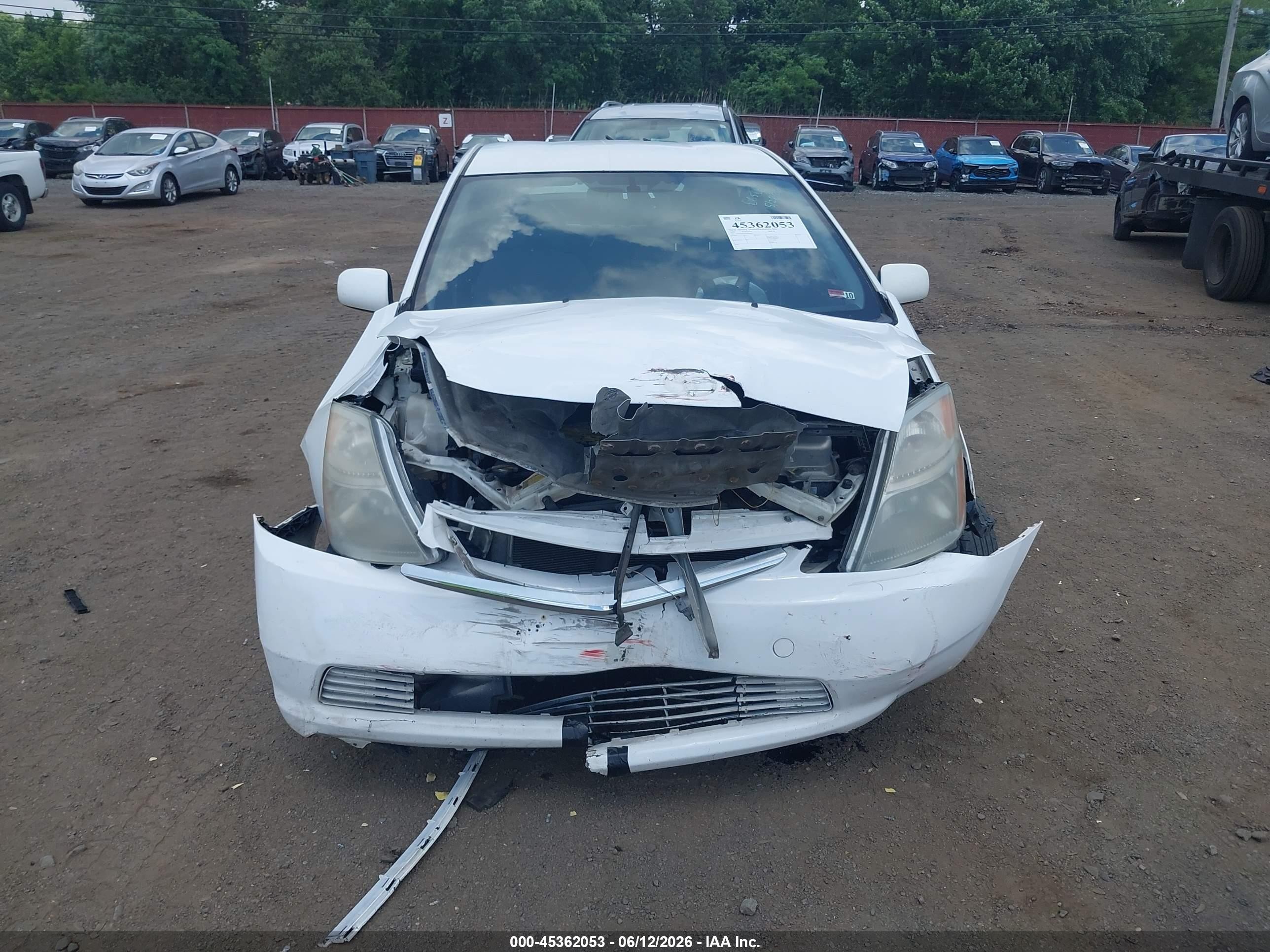 2009 Toyota Prius   White vin: JTDKB20U497865687