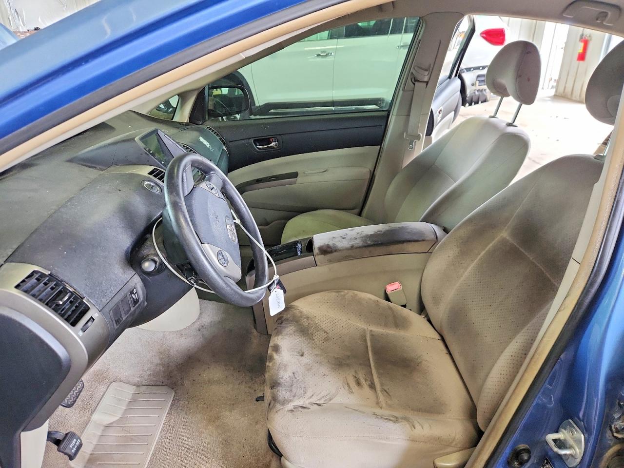 2009 Toyota Prius Base Blue vin: JTDKB20U497868945