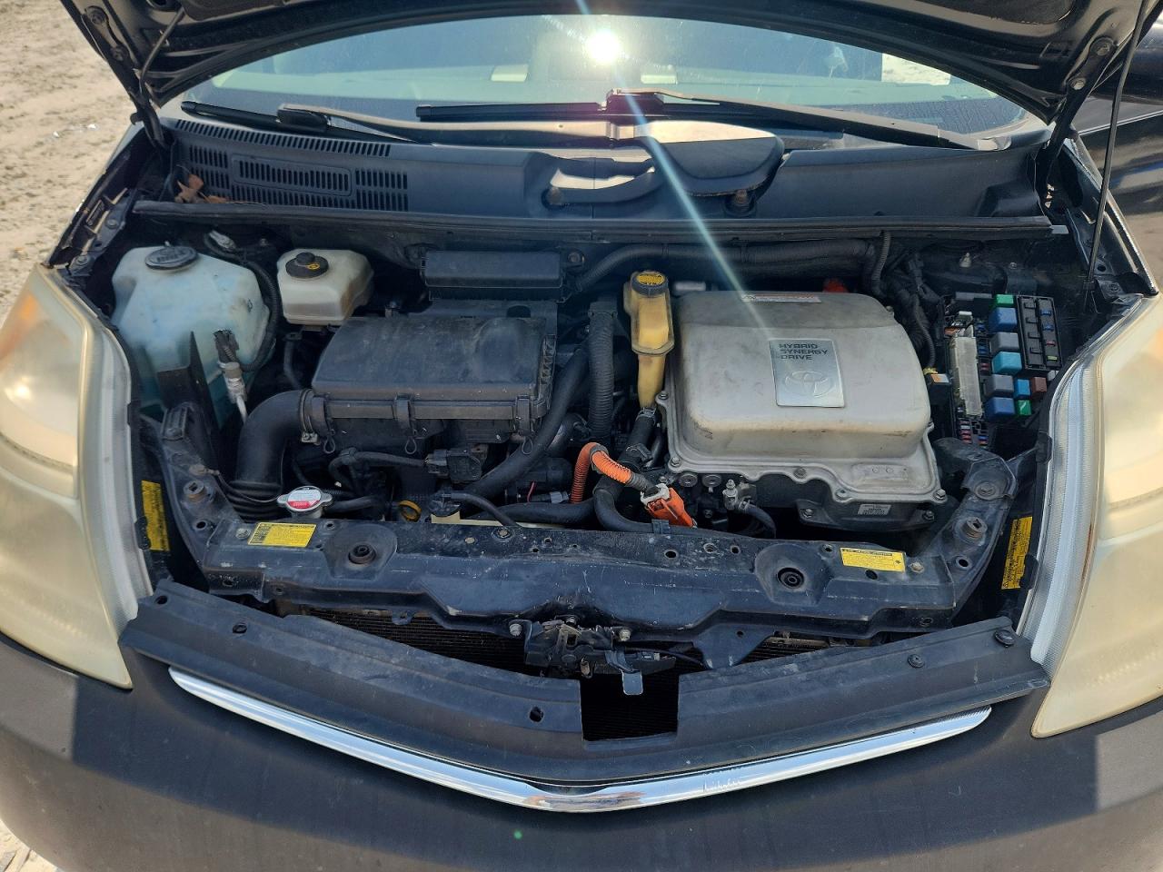 2009 Toyota Prius Base Black vin: JTDKB20U497871165