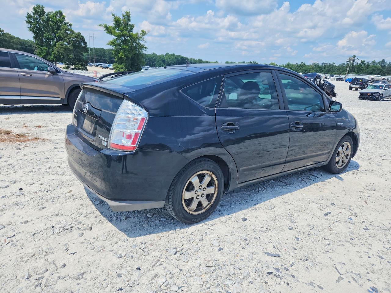 2009 Toyota Prius Base Black vin: JTDKB20U497871165