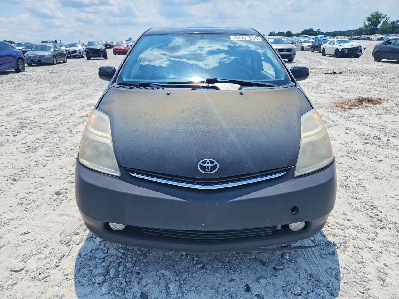 2009 Toyota Prius Base Black vin: JTDKB20U497871165