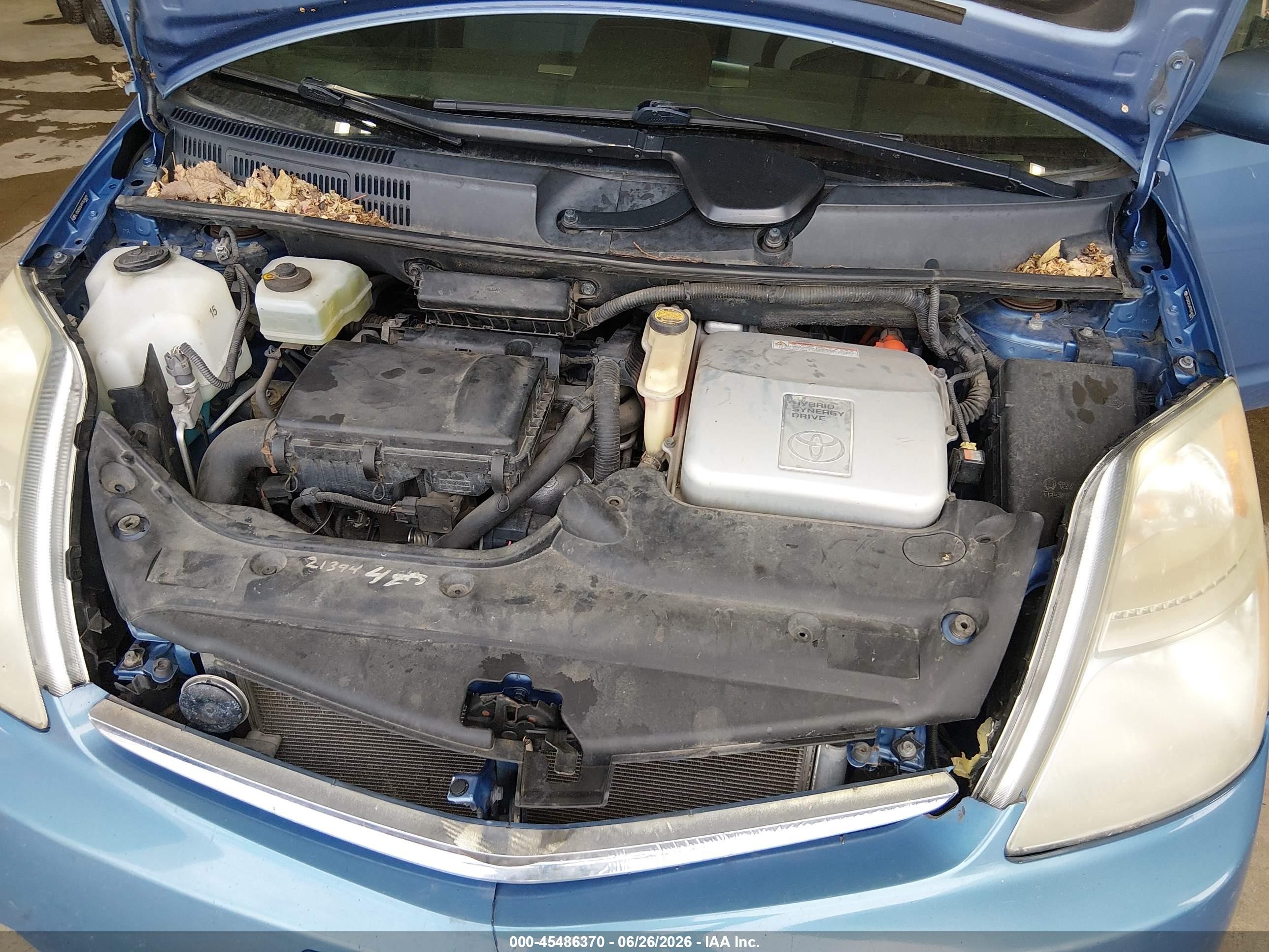 2009 Toyota Prius   Blue vin: JTDKB20U497874681