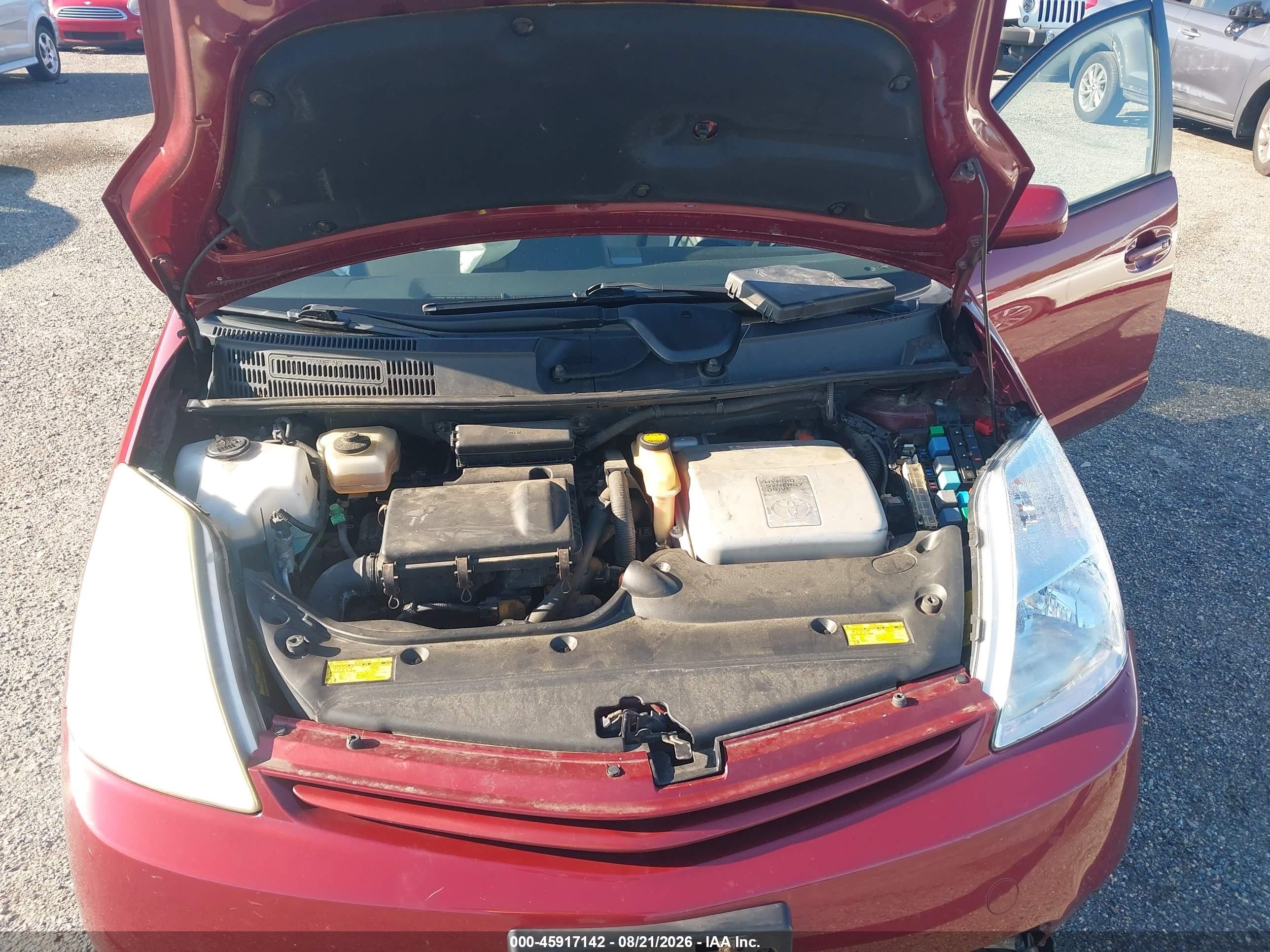 2004 Toyota Prius   Red vin: JTDKB20U540084047