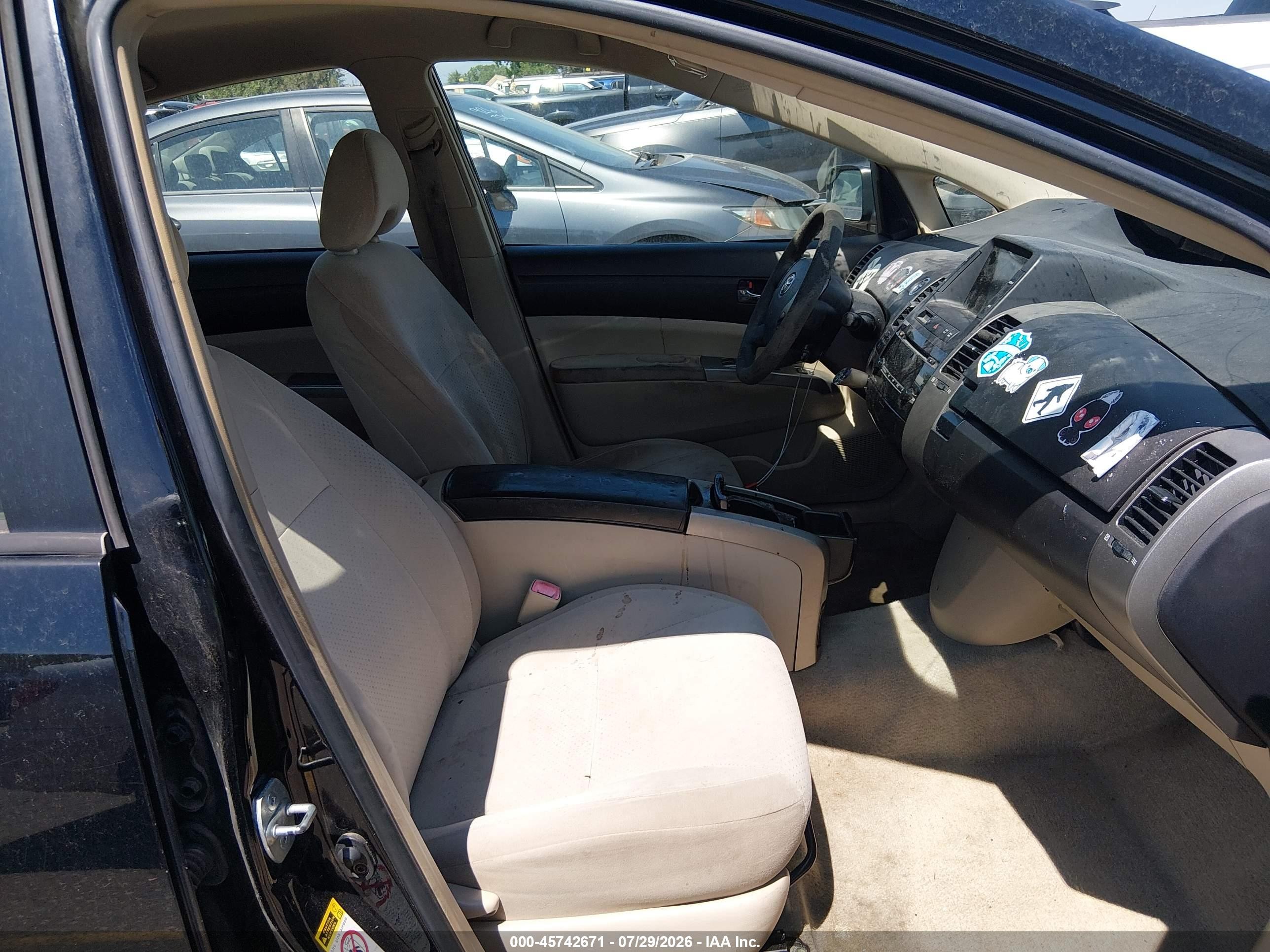2005 Toyota Prius   Black vin: JTDKB20U553028366