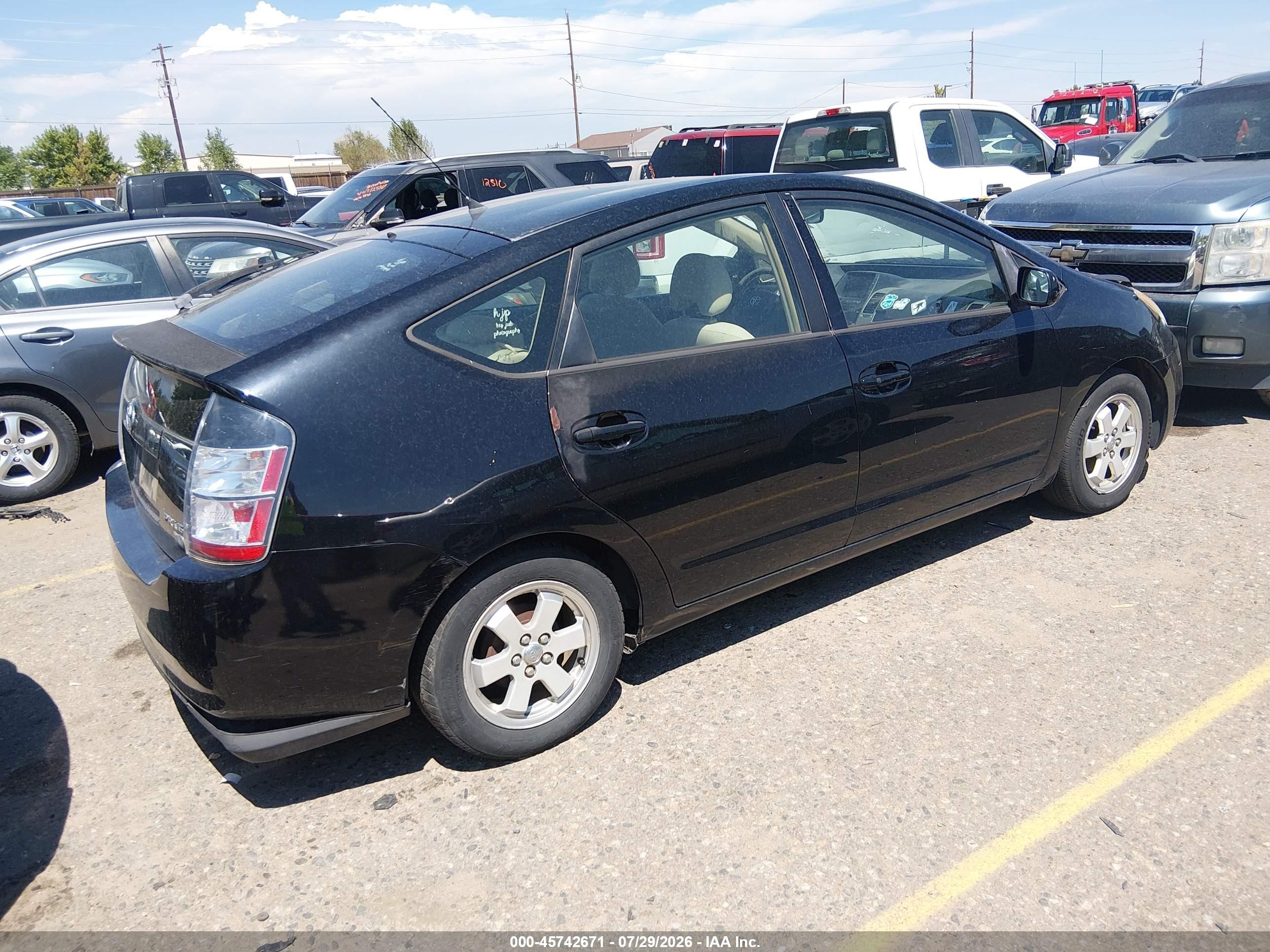 2005 Toyota Prius   Black vin: JTDKB20U553028366