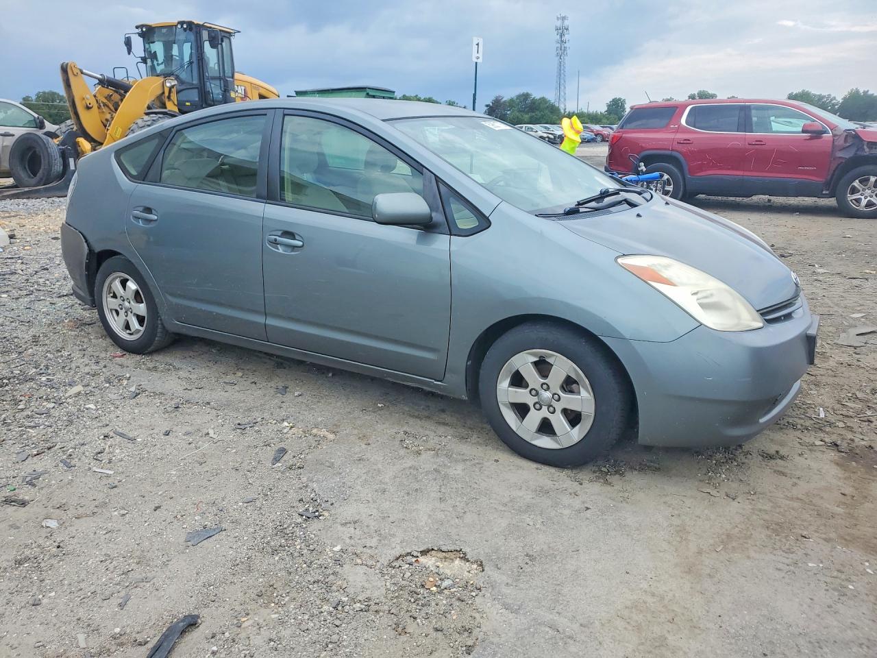 2005 Toyota Prius Base Gray vin: JTDKB20U553032966