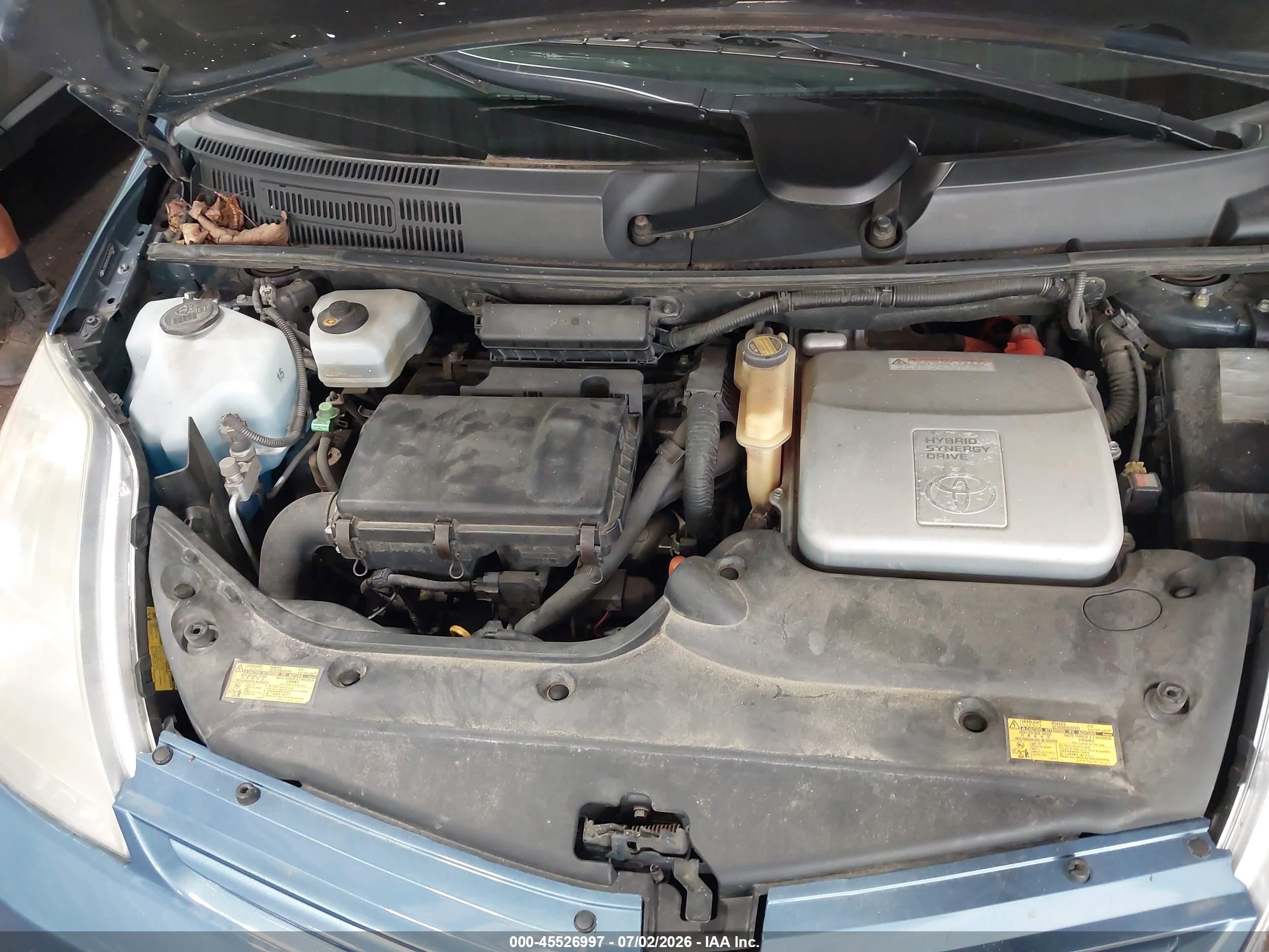 2005 Toyota Prius   Light Blue vin: JTDKB20U553033387