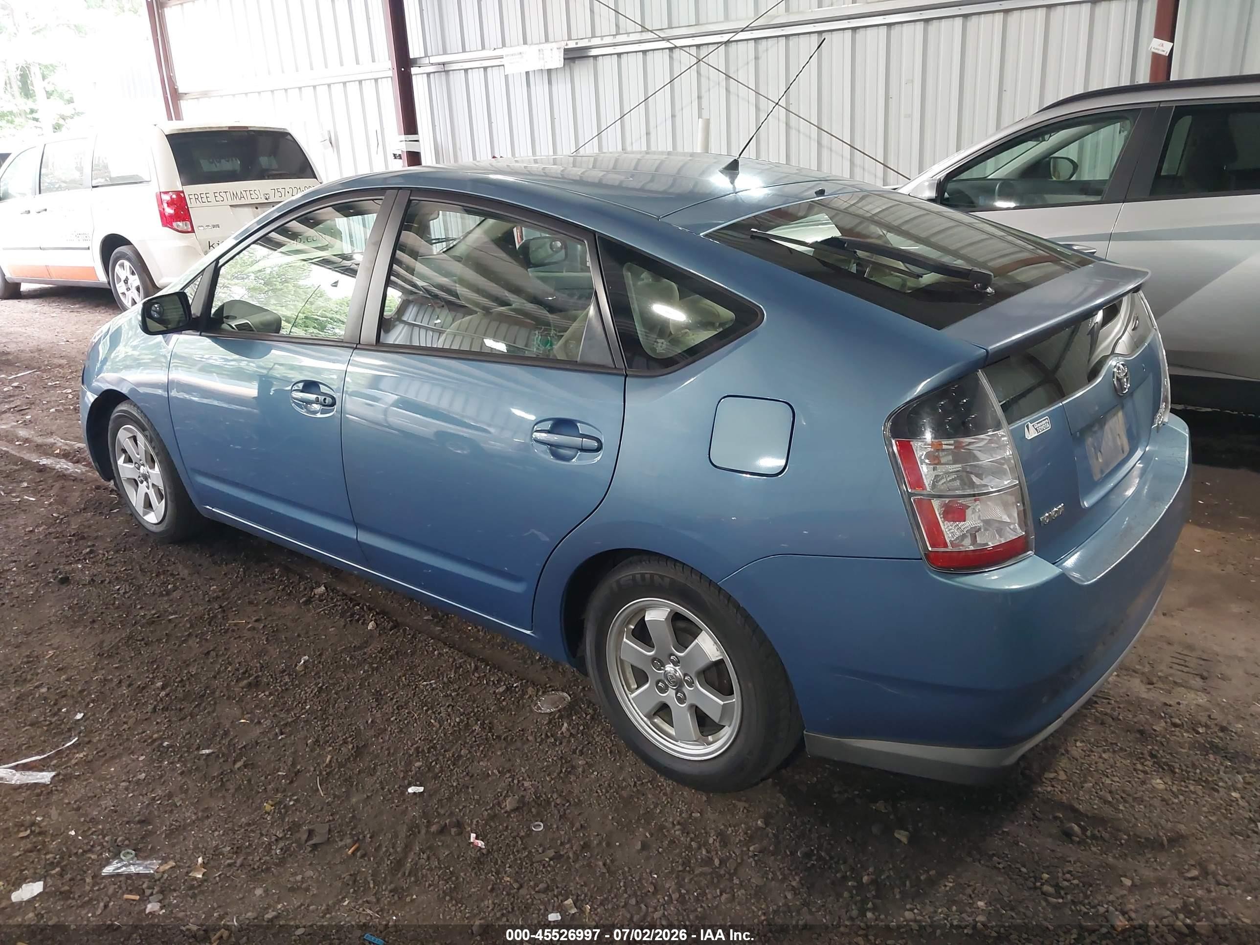 2005 Toyota Prius   Light Blue vin: JTDKB20U553033387