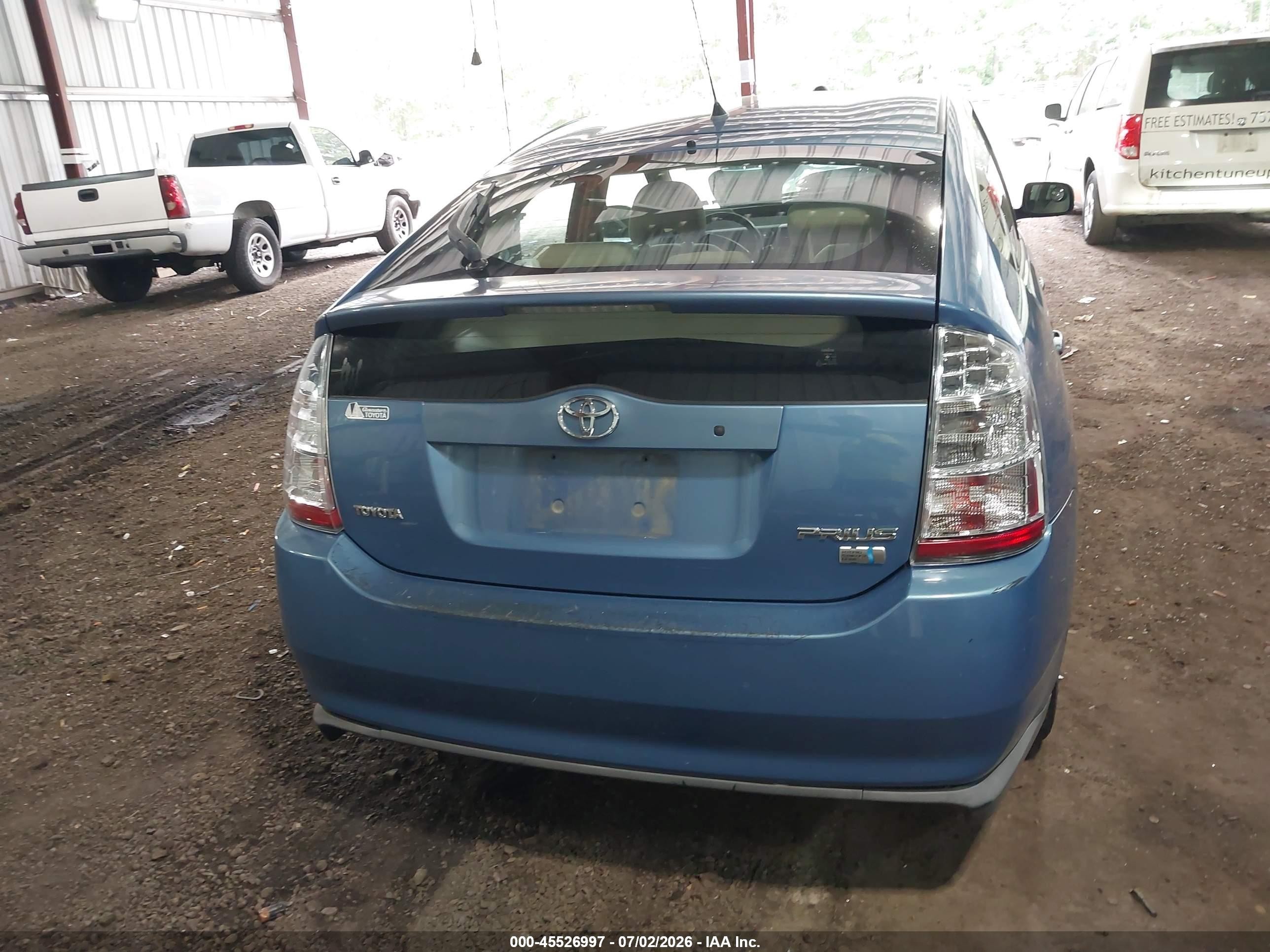 2005 Toyota Prius   Light Blue vin: JTDKB20U553033387