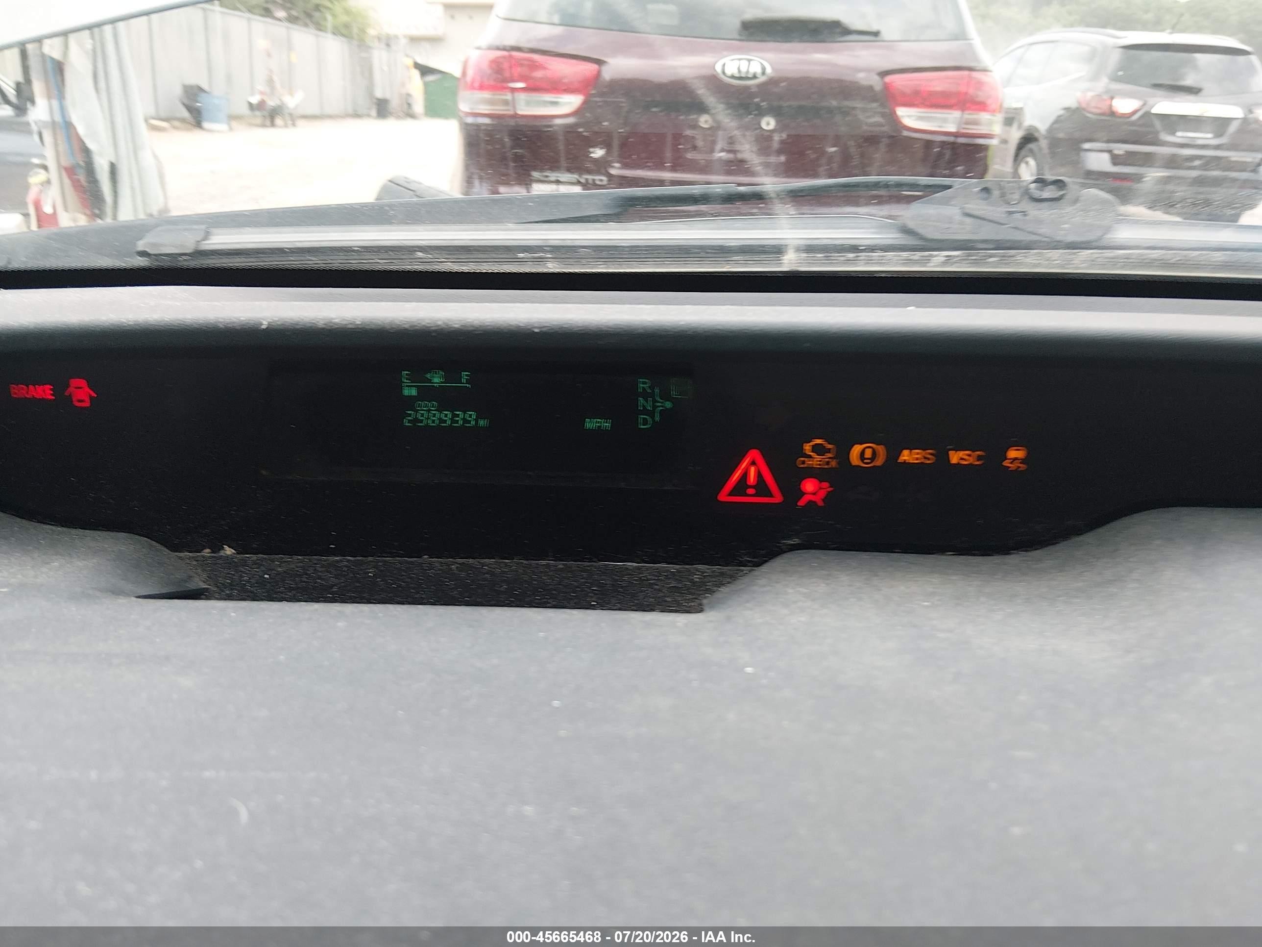 2005 Toyota Prius   Gray vin: JTDKB20U553043370