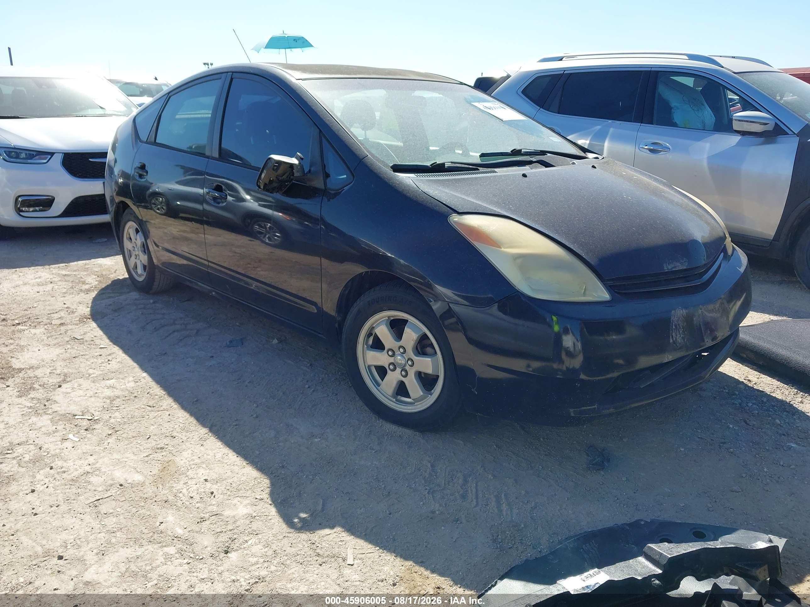 2005 Toyota Prius   Черный vin: JTDKB20U553049198