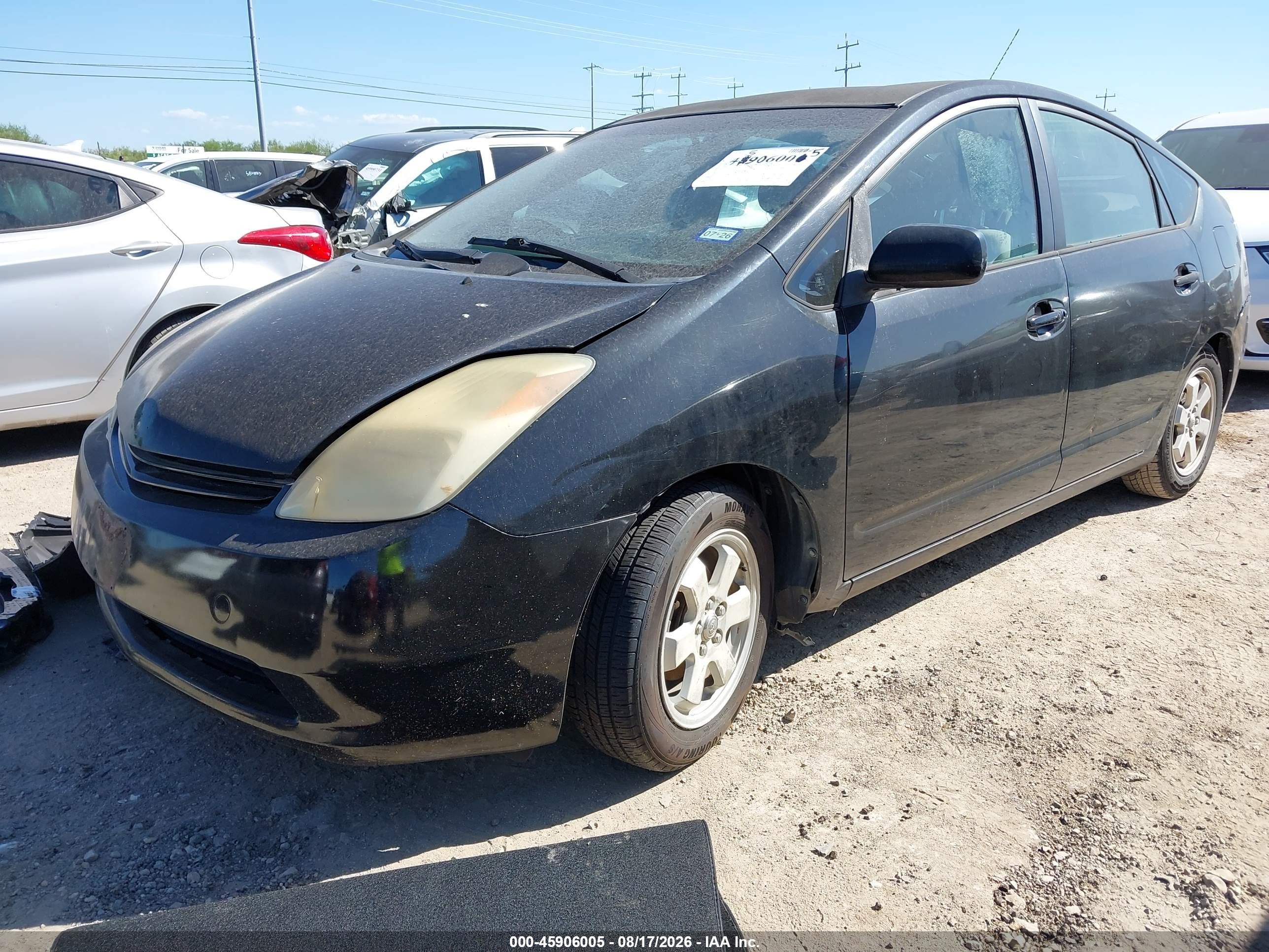 2005 Toyota Prius   Черный vin: JTDKB20U553049198