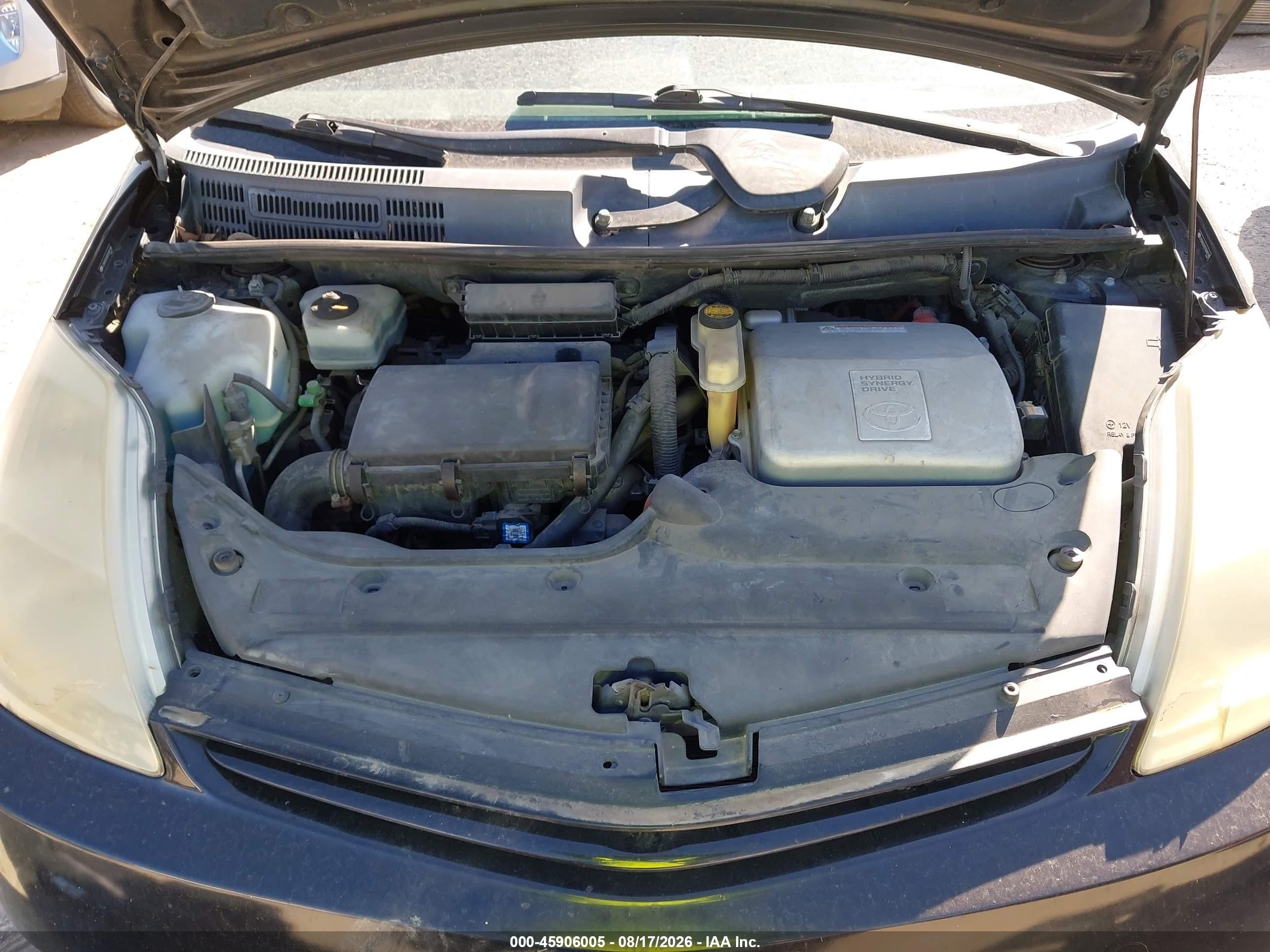 2005 Toyota Prius   Черный vin: JTDKB20U553049198