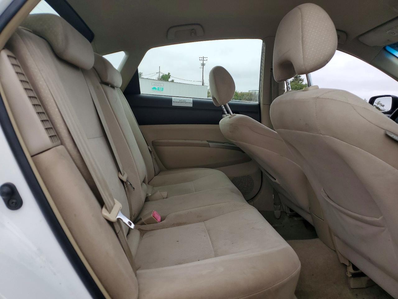 2005 Toyota Prius White vin: JTDKB20U553080404