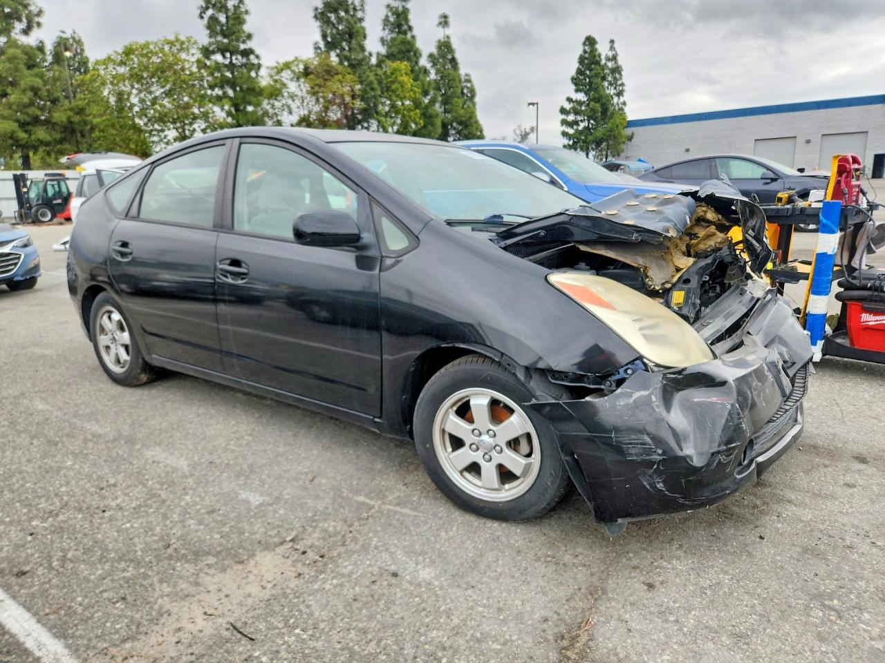2005 Toyota Prius Base Black vin: JTDKB20U553090981