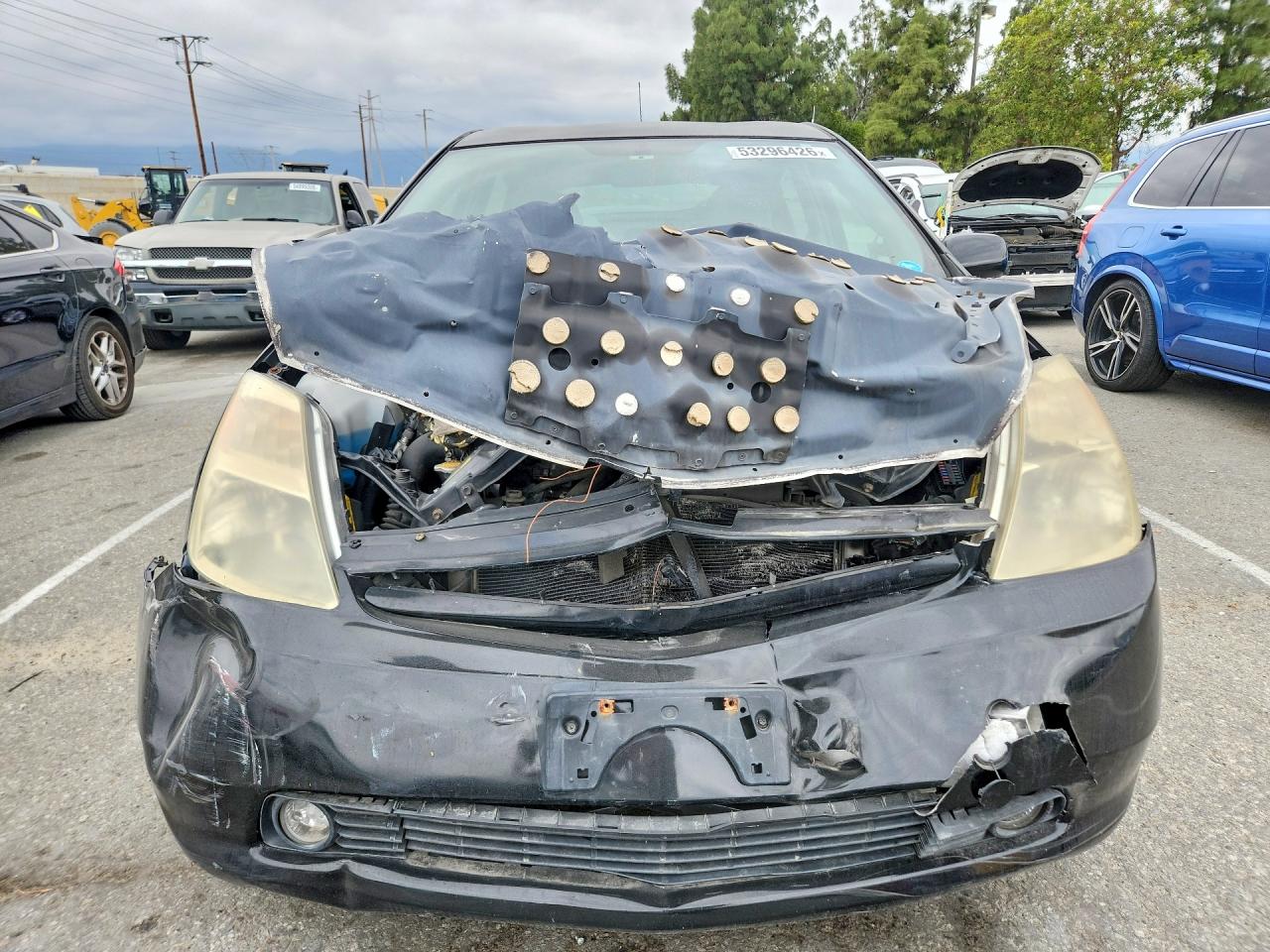 2005 Toyota Prius Base Black vin: JTDKB20U553090981