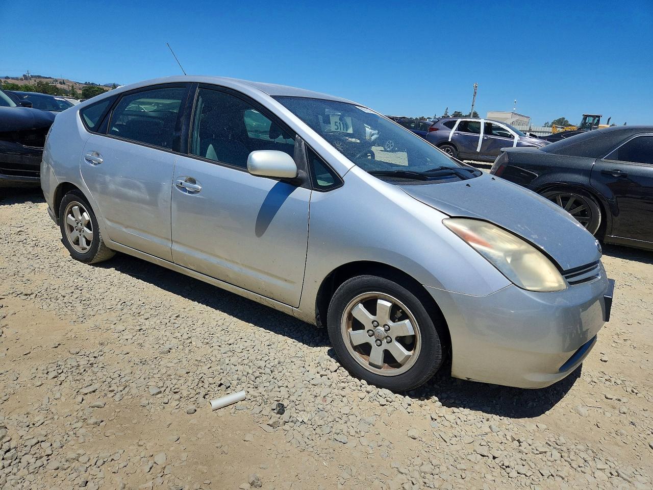 2005 Toyota Prius Base Silver vin: JTDKB20U557020986