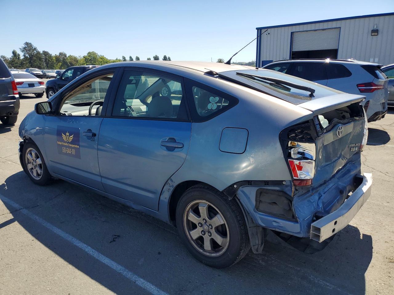 2005 Toyota Prius Base Blue vin: JTDKB20U557055351