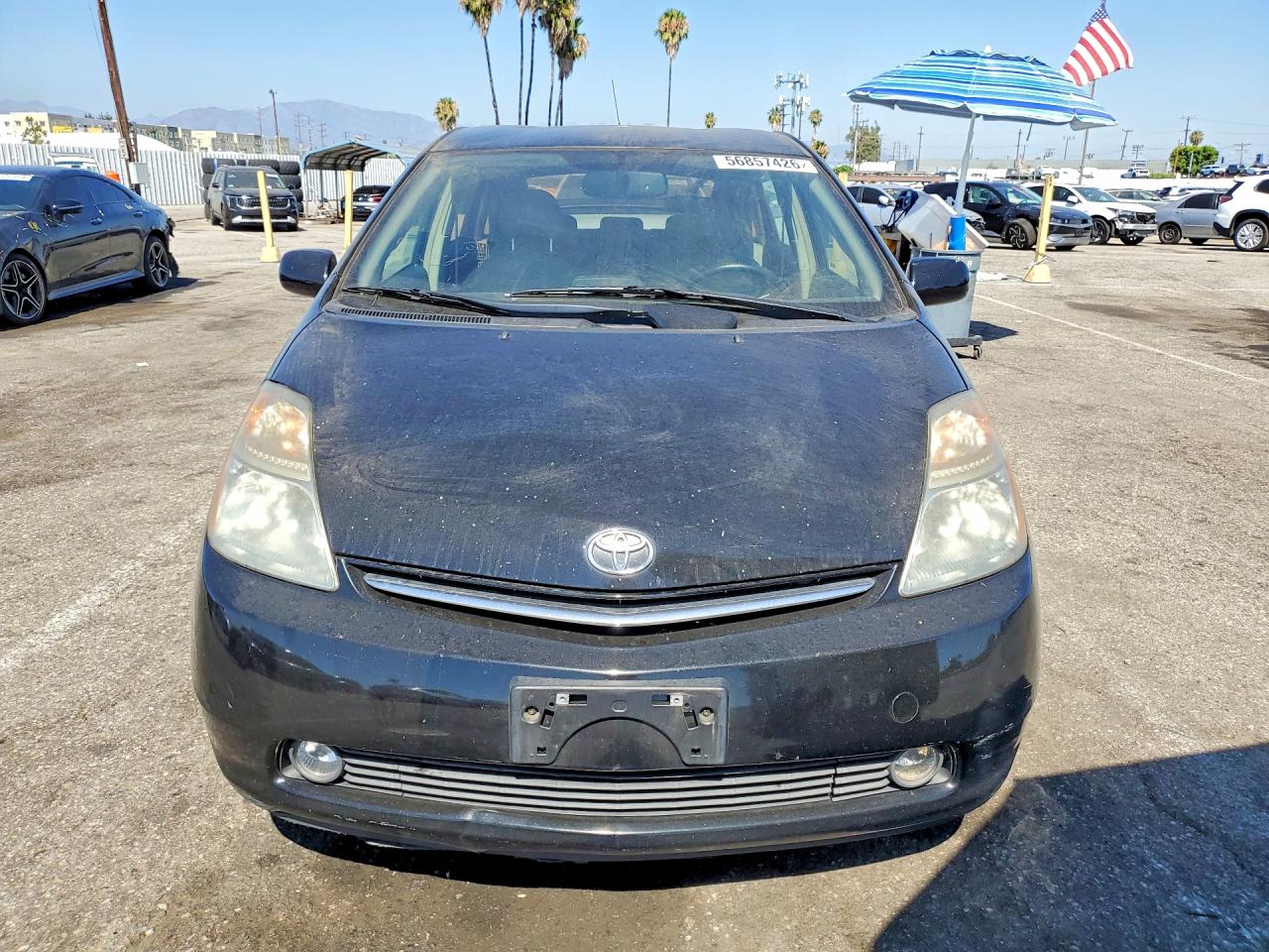 2006 Toyota Prius Base Black vin: JTDKB20U563146550