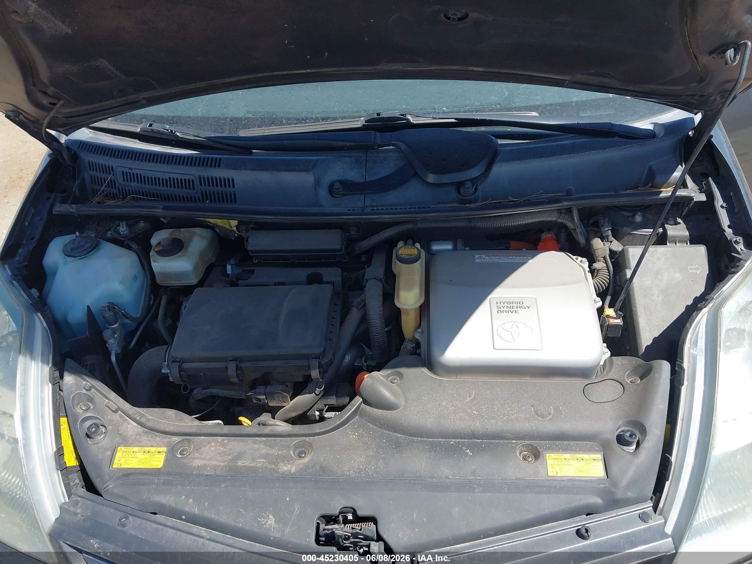 2006 Toyota Prius   Gray vin: JTDKB20U563194453