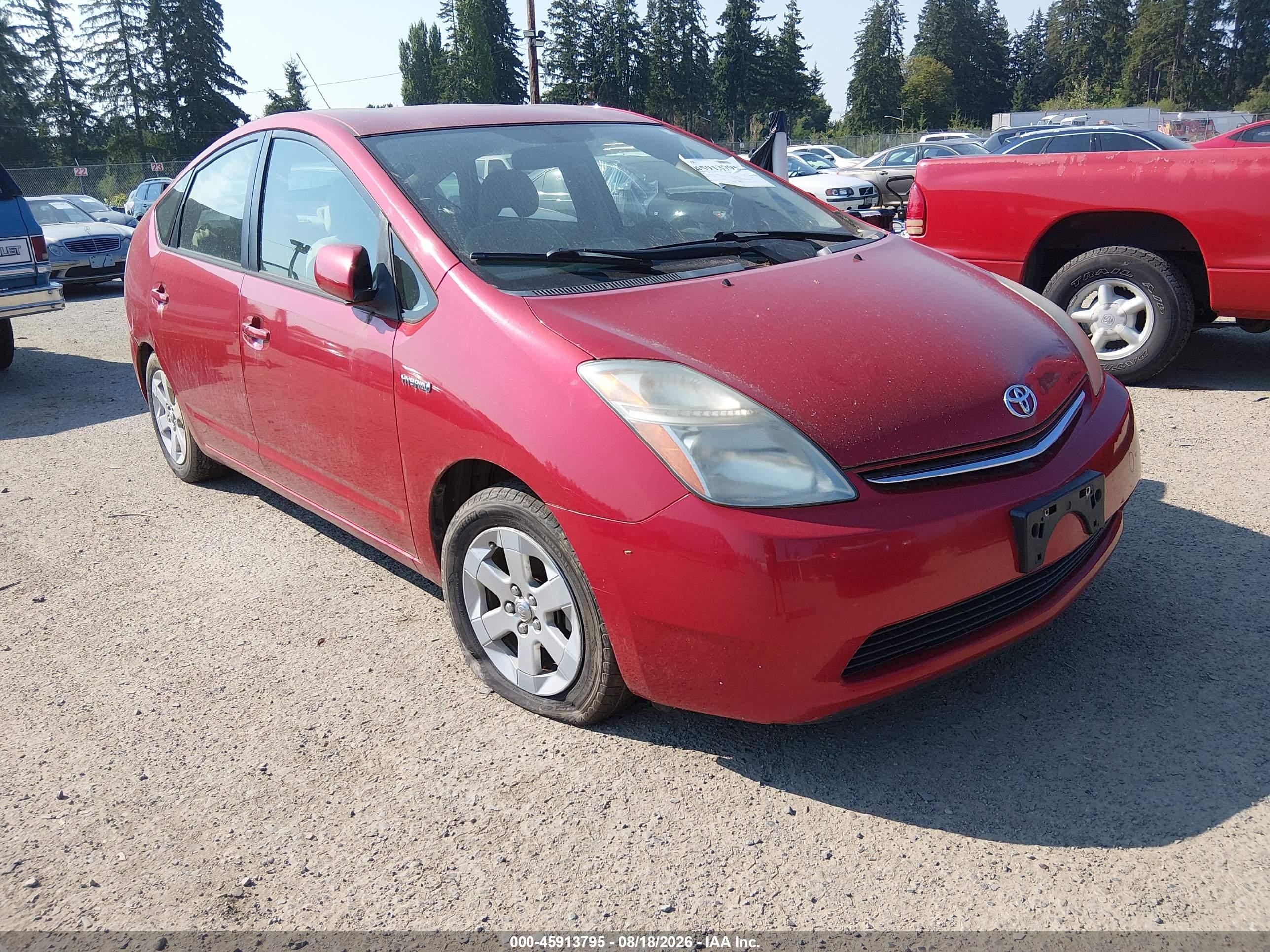 2006 Toyota Prius   Red vin: JTDKB20U563198440