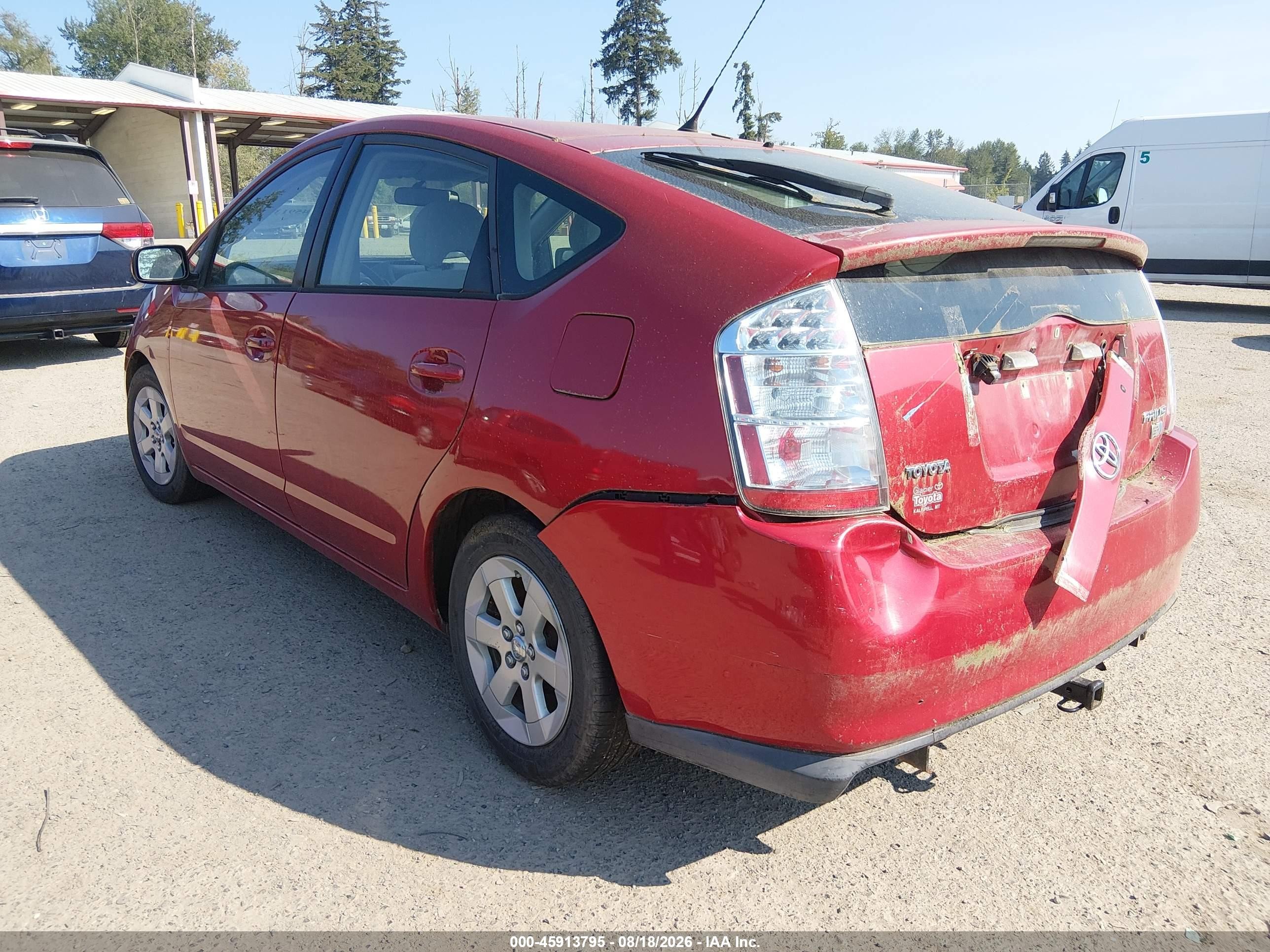 2006 Toyota Prius   Red vin: JTDKB20U563198440