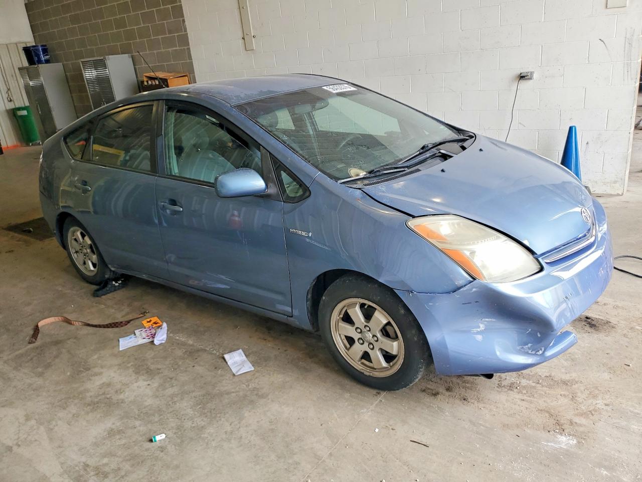 2006 Toyota Prius Base Blue vin: JTDKB20U567065489