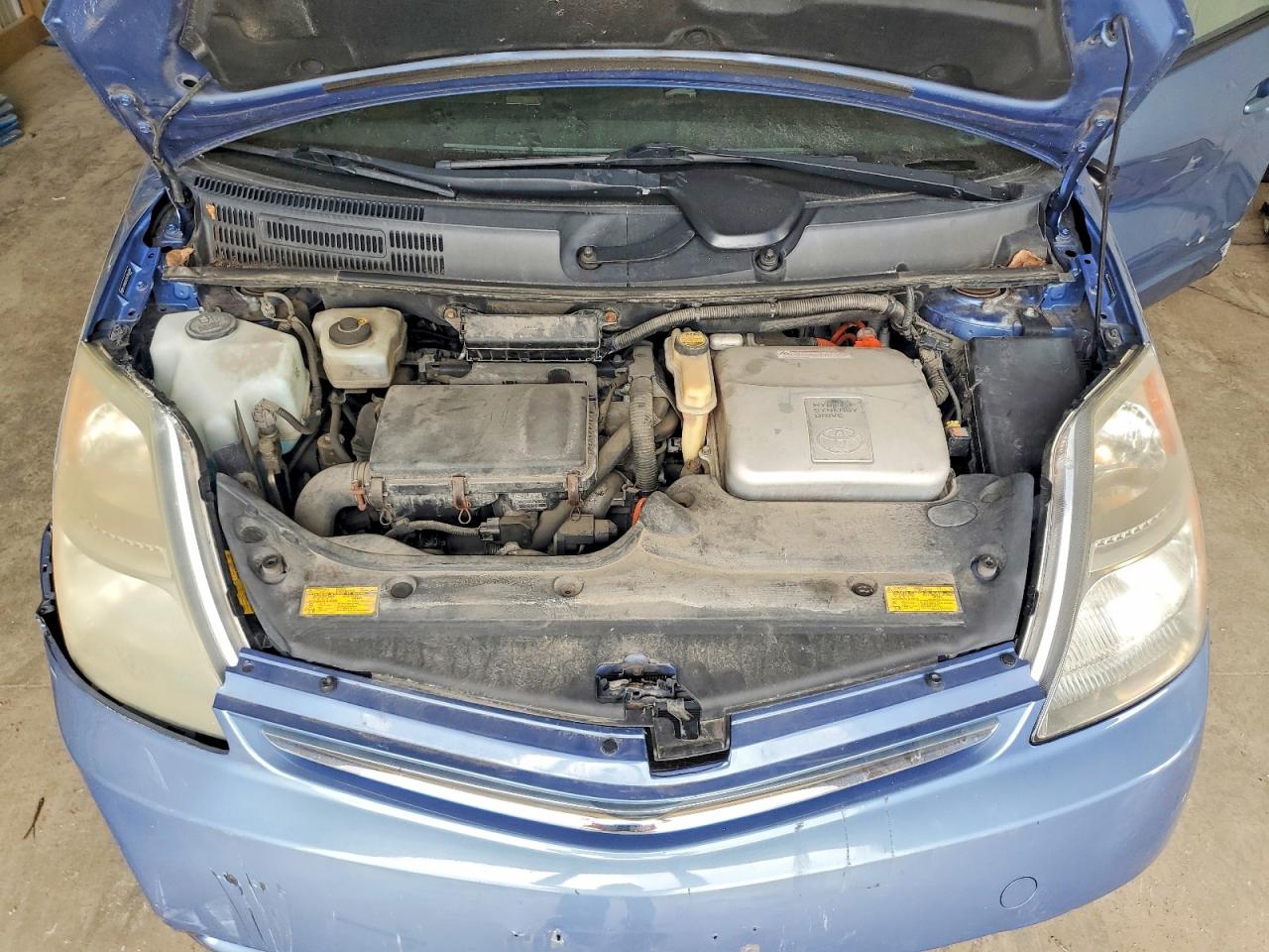 2006 Toyota Prius Base Blue vin: JTDKB20U567065489