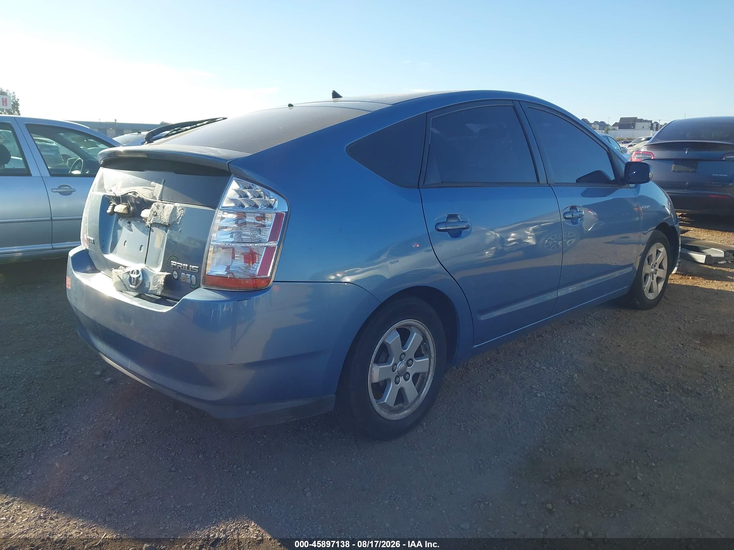 2006 Toyota Prius   Blue vin: JTDKB20U567516453