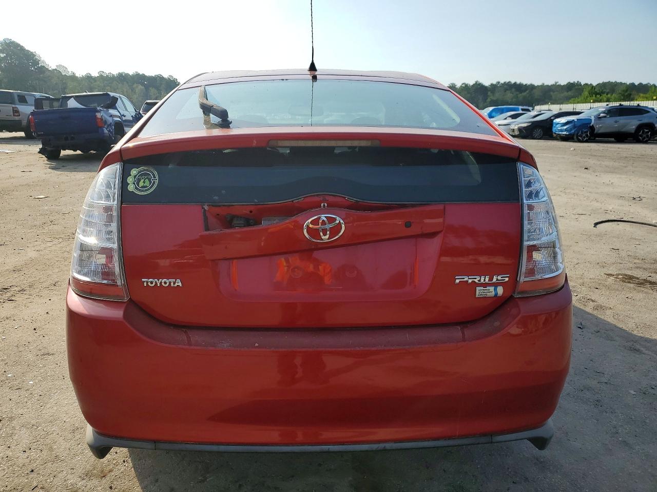 2006 Toyota Prius Base Burgundy vin: JTDKB20U567522205