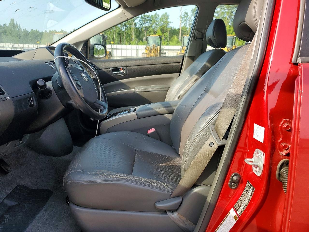 2006 Toyota Prius Base Burgundy vin: JTDKB20U567522205