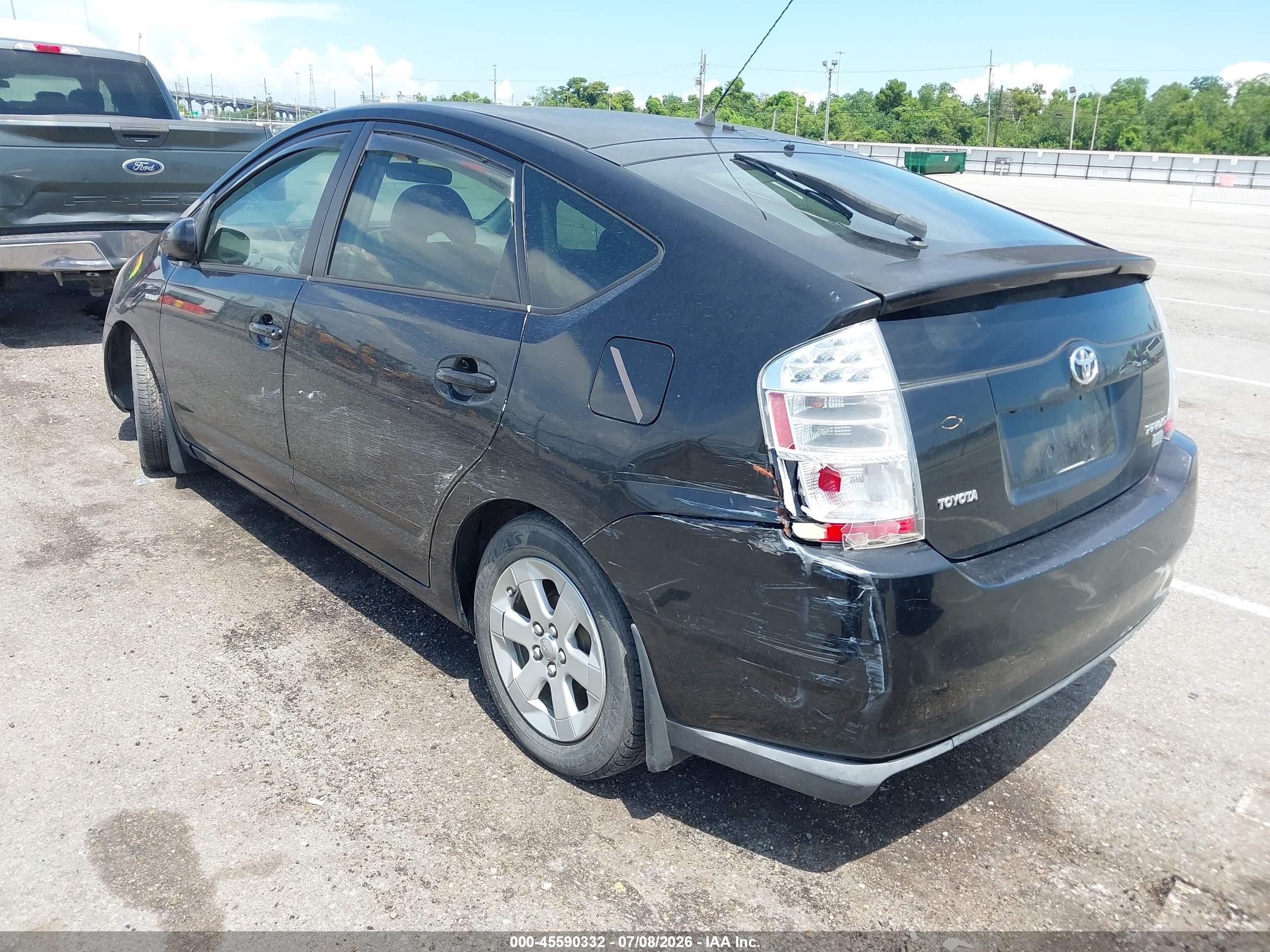 2006 Toyota Prius   Black vin: JTDKB20U567525007