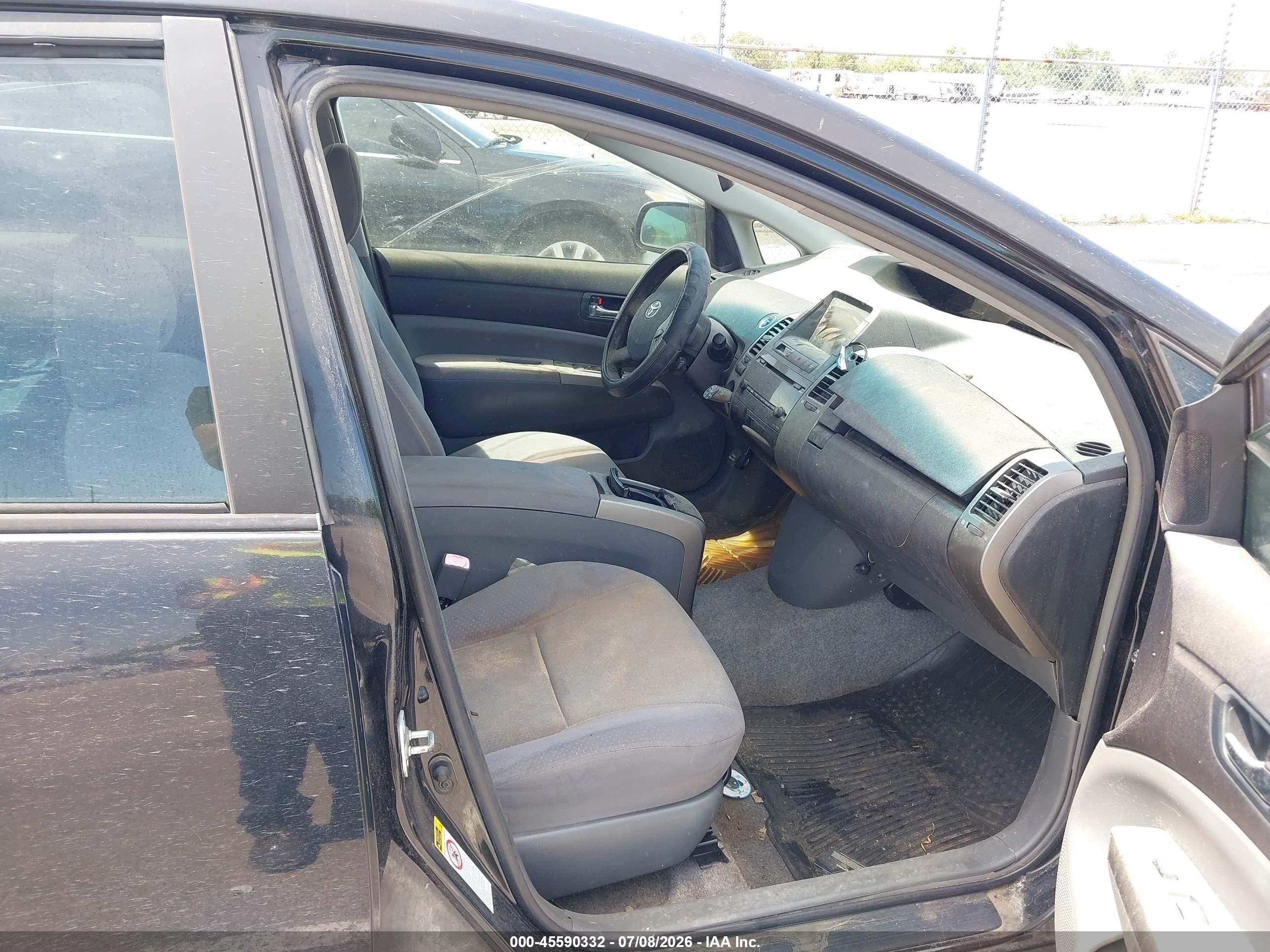 2006 Toyota Prius   Black vin: JTDKB20U567525007