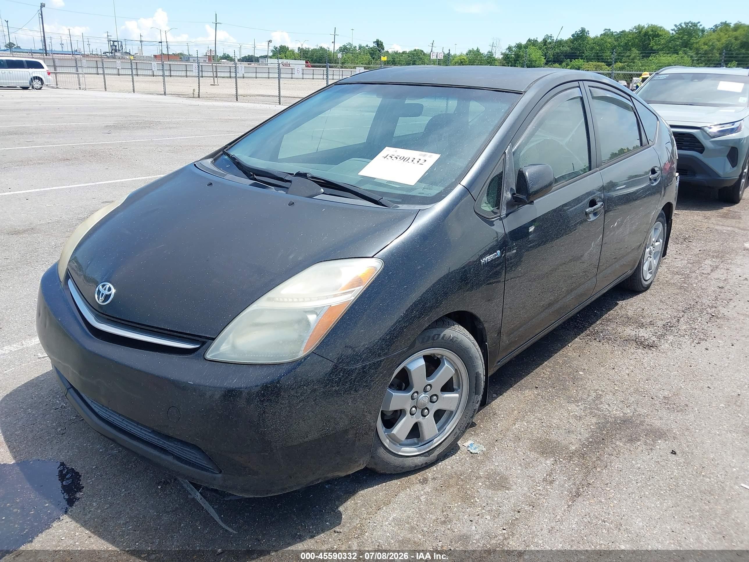 2006 Toyota Prius   Black vin: JTDKB20U567525007