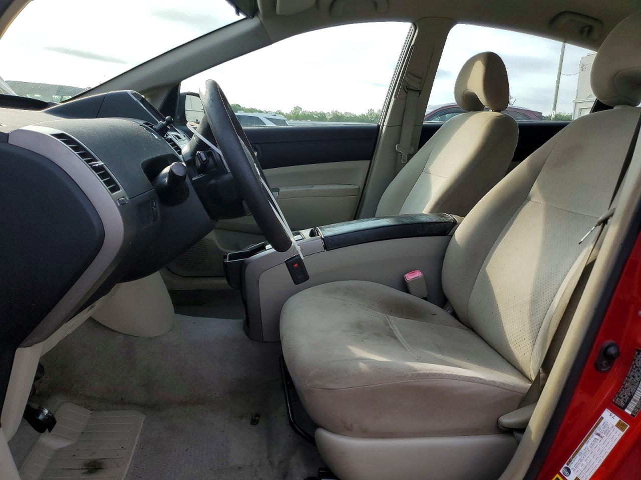 2006 Toyota Prius Base Красный vin: JTDKB20U567532216