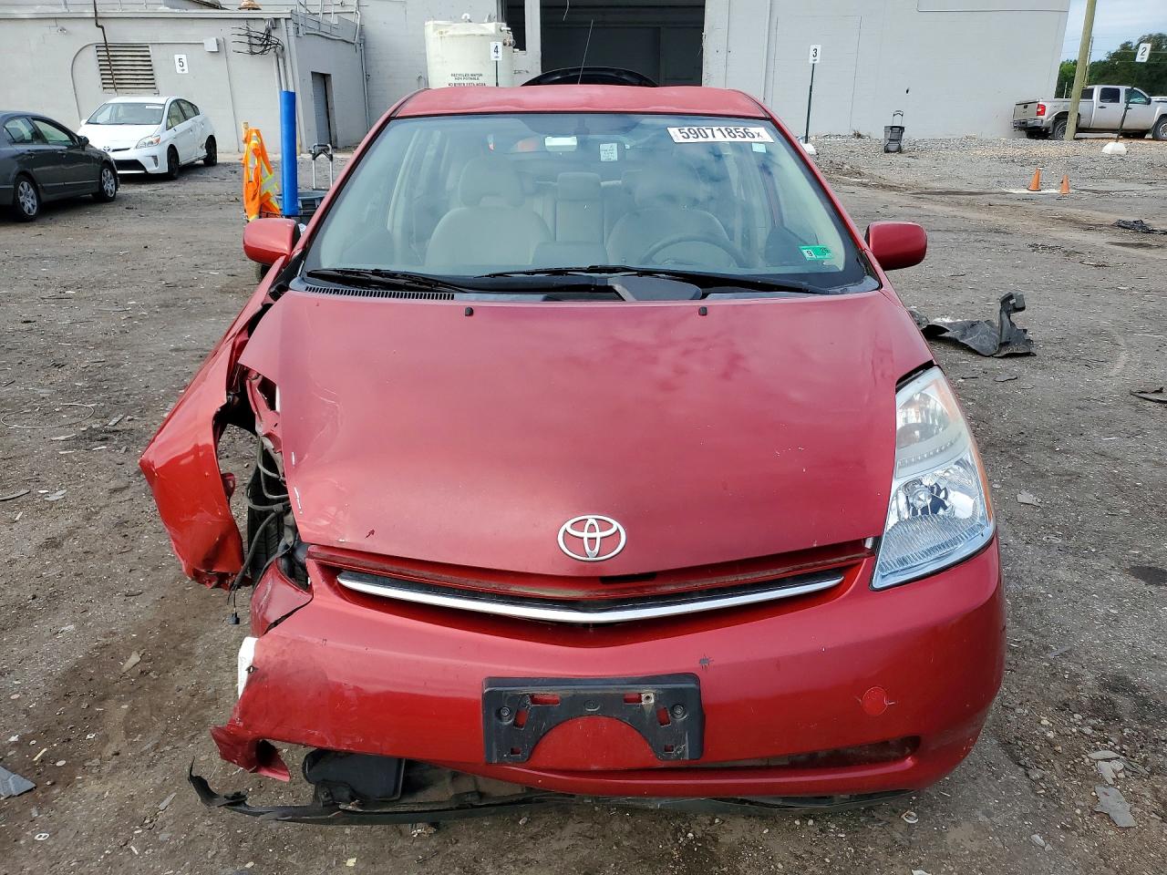 2006 Toyota Prius Base Красный vin: JTDKB20U567532216