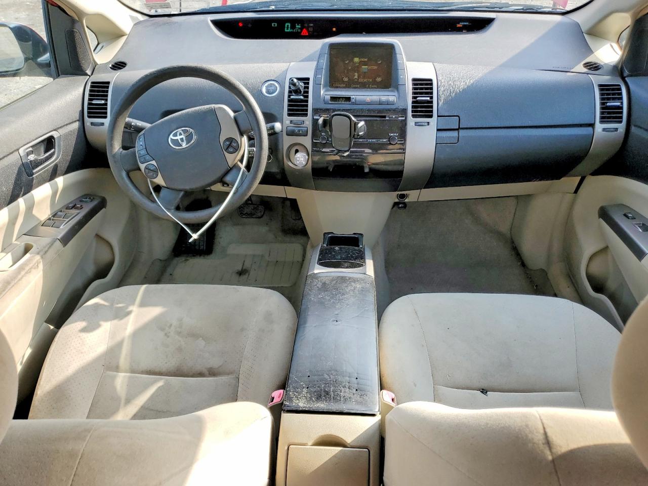 2006 Toyota Prius Base Красный vin: JTDKB20U567532216