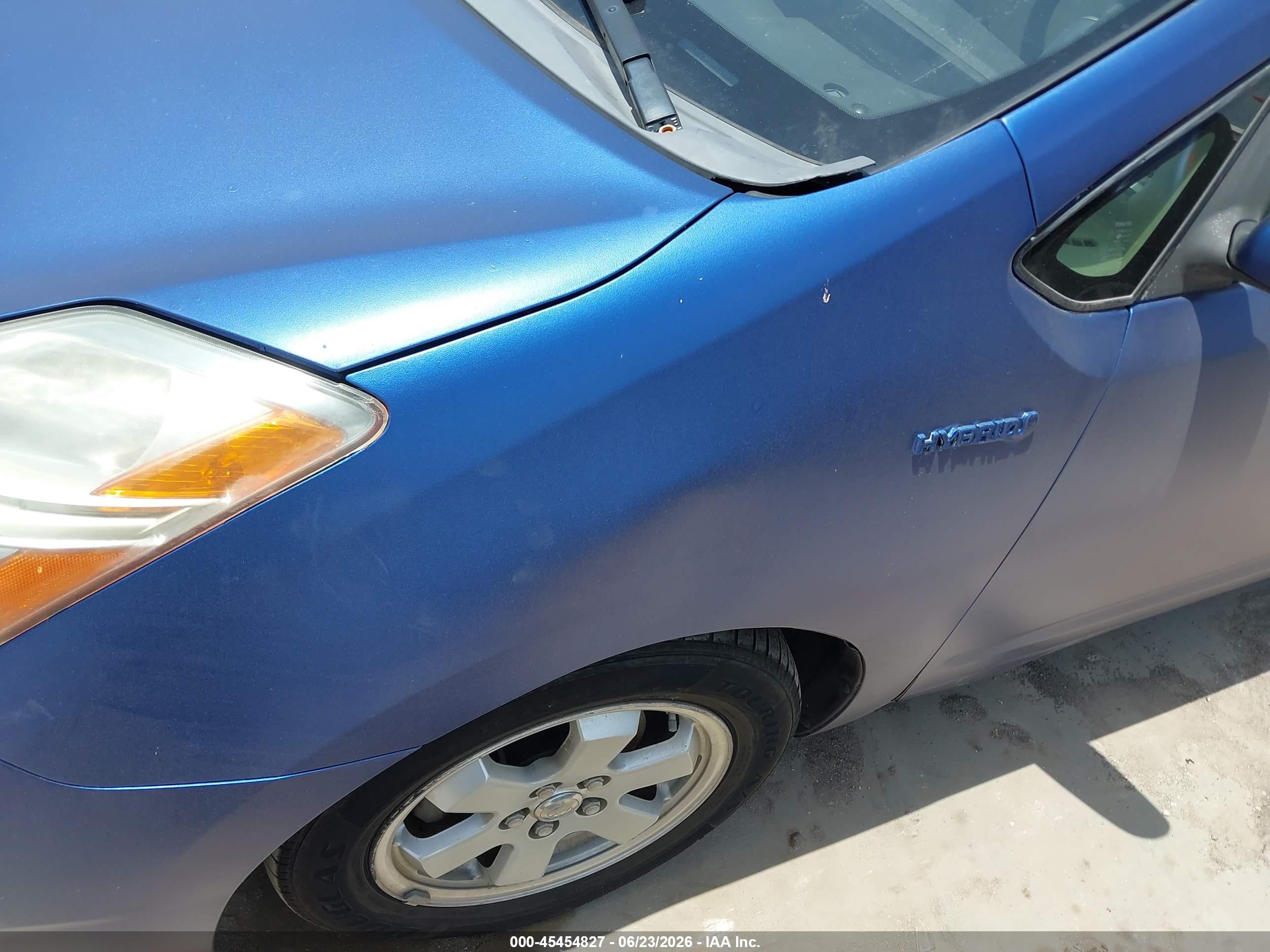 2006 Toyota Prius   Blue vin: JTDKB20U567532961