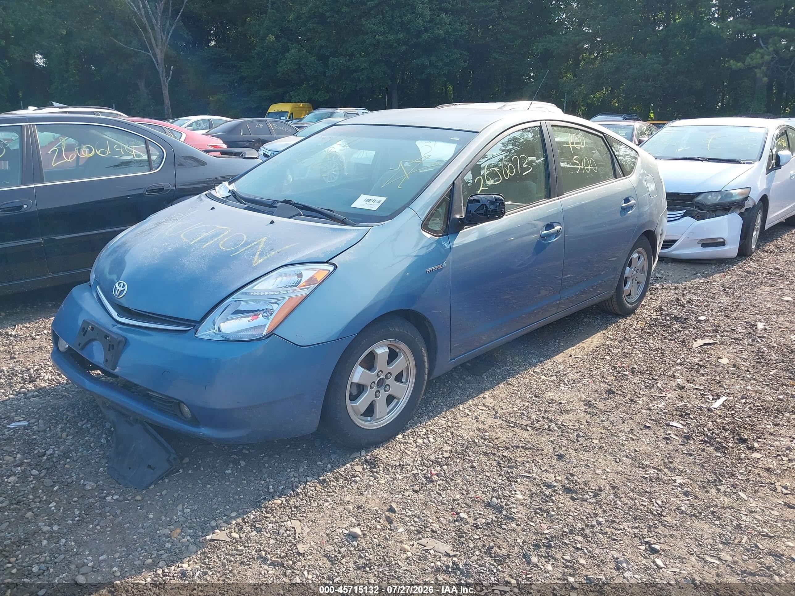 2006 Toyota Prius   Blue vin: JTDKB20U567539070