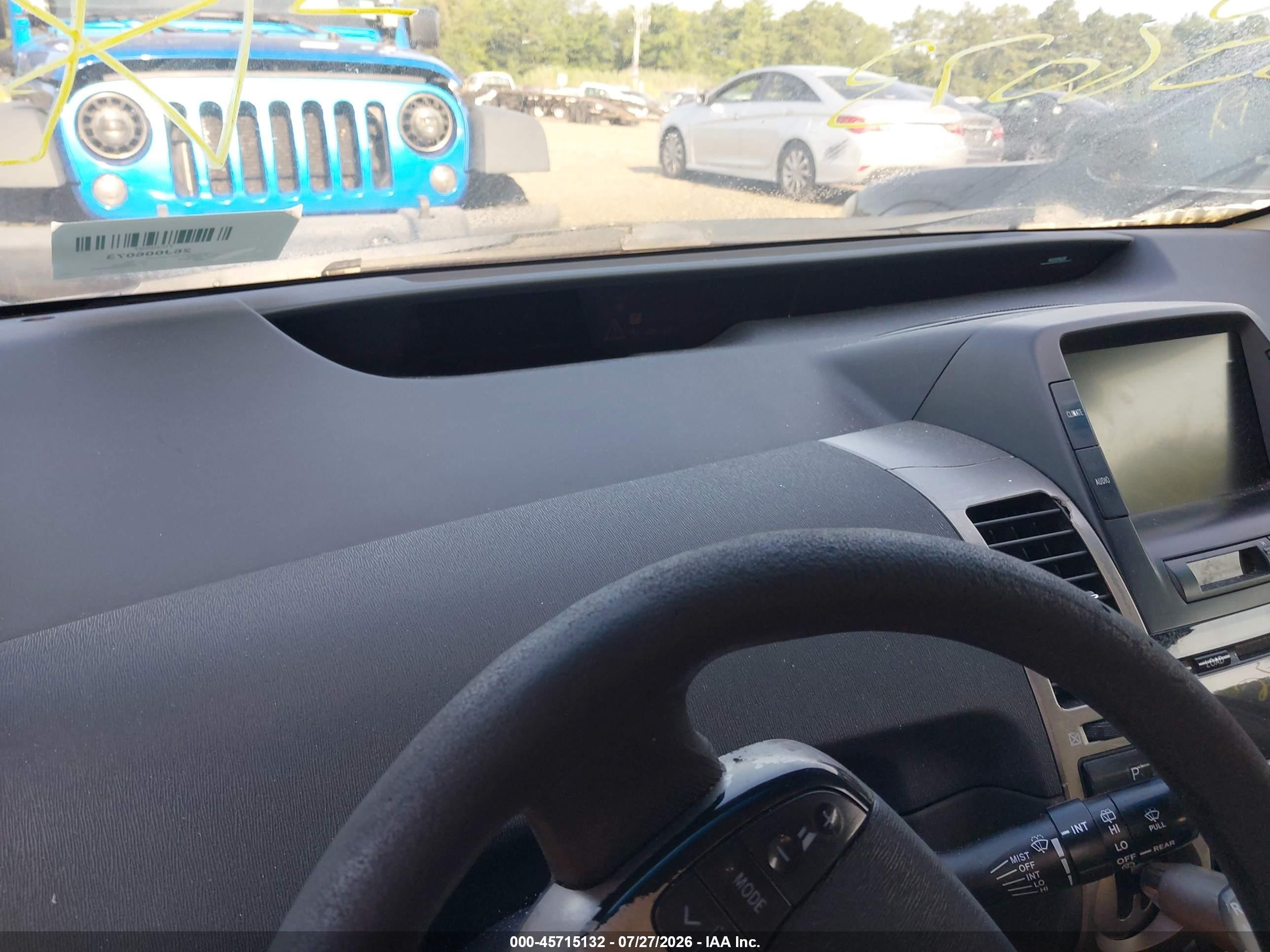 2006 Toyota Prius   Blue vin: JTDKB20U567539070