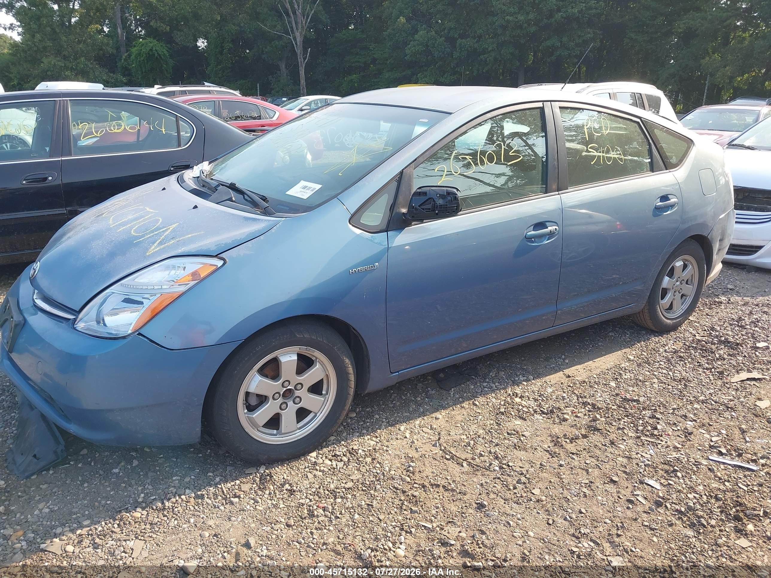 2006 Toyota Prius   Blue vin: JTDKB20U567539070