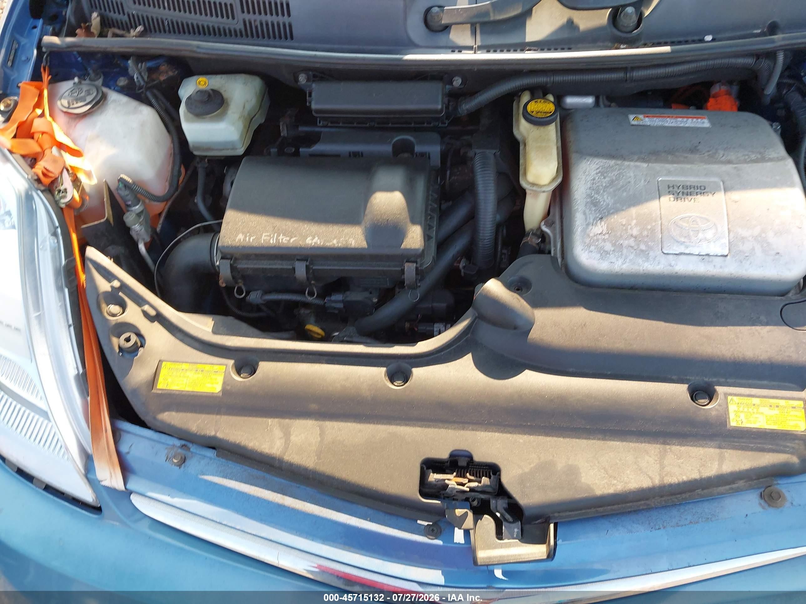 2006 Toyota Prius   Blue vin: JTDKB20U567539070