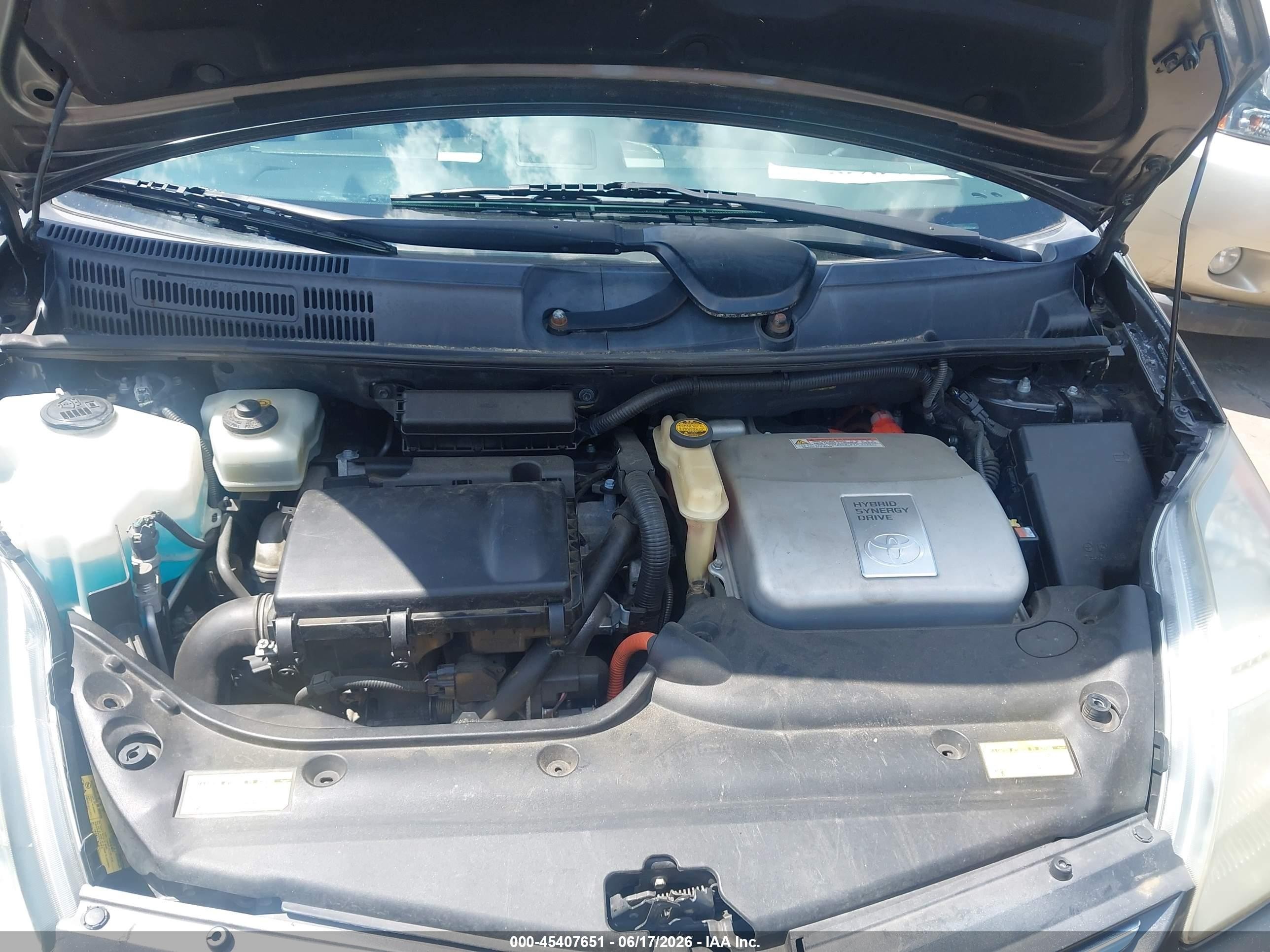 2007 Toyota Prius   Gray vin: JTDKB20U573205520