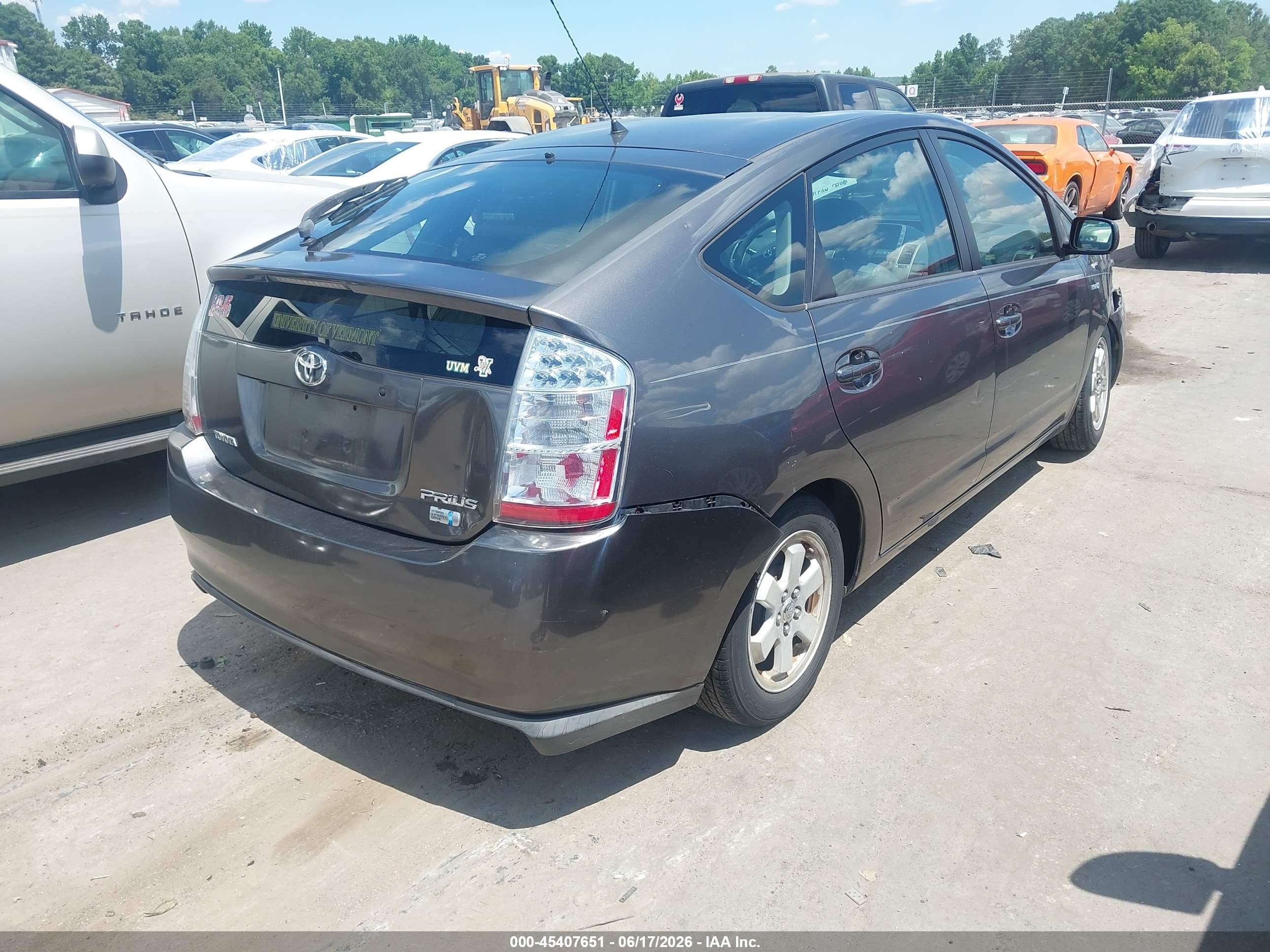 2007 Toyota Prius   Gray vin: JTDKB20U573205520