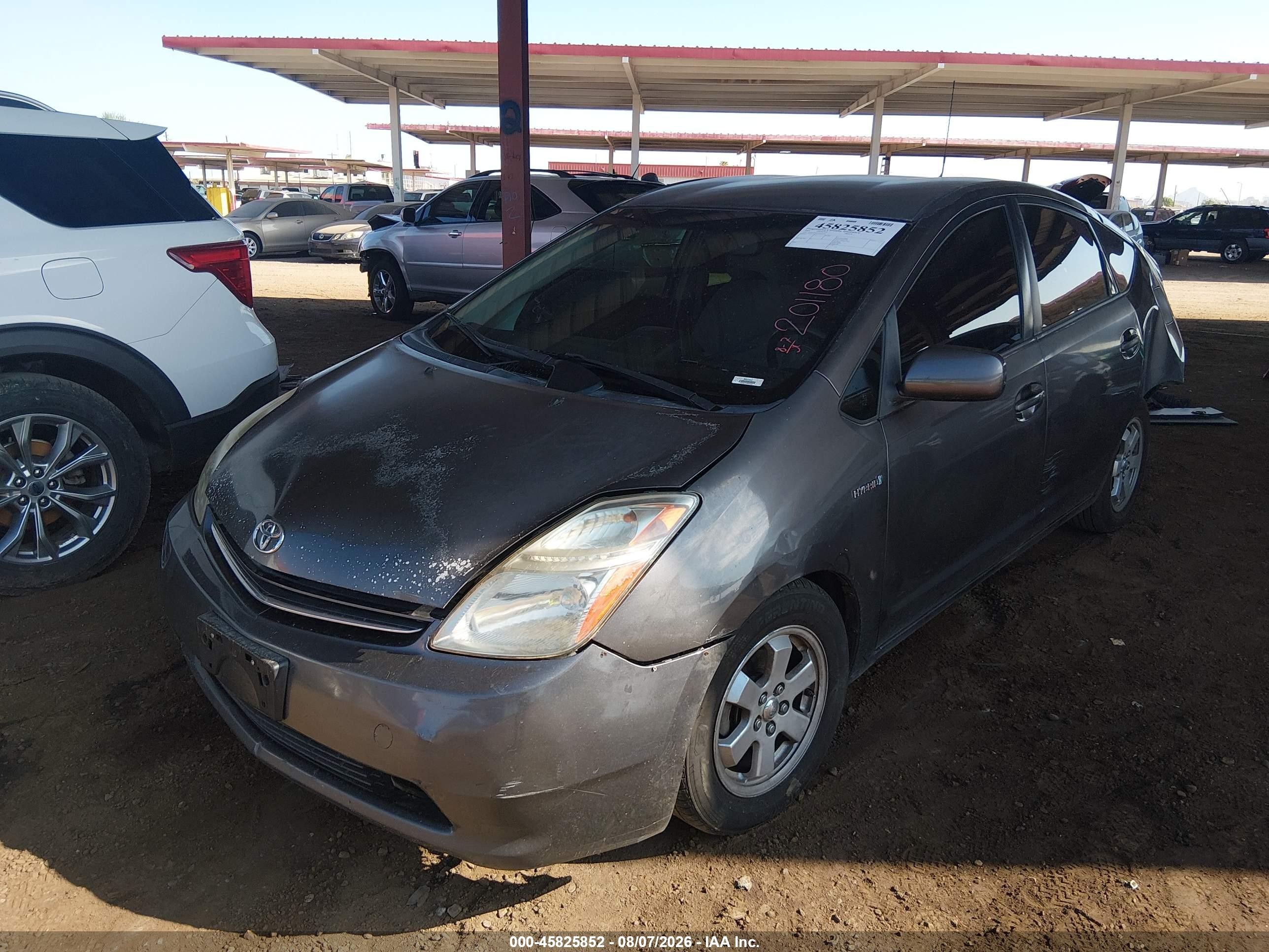 2007 Toyota Prius   Gray vin: JTDKB20U573211351