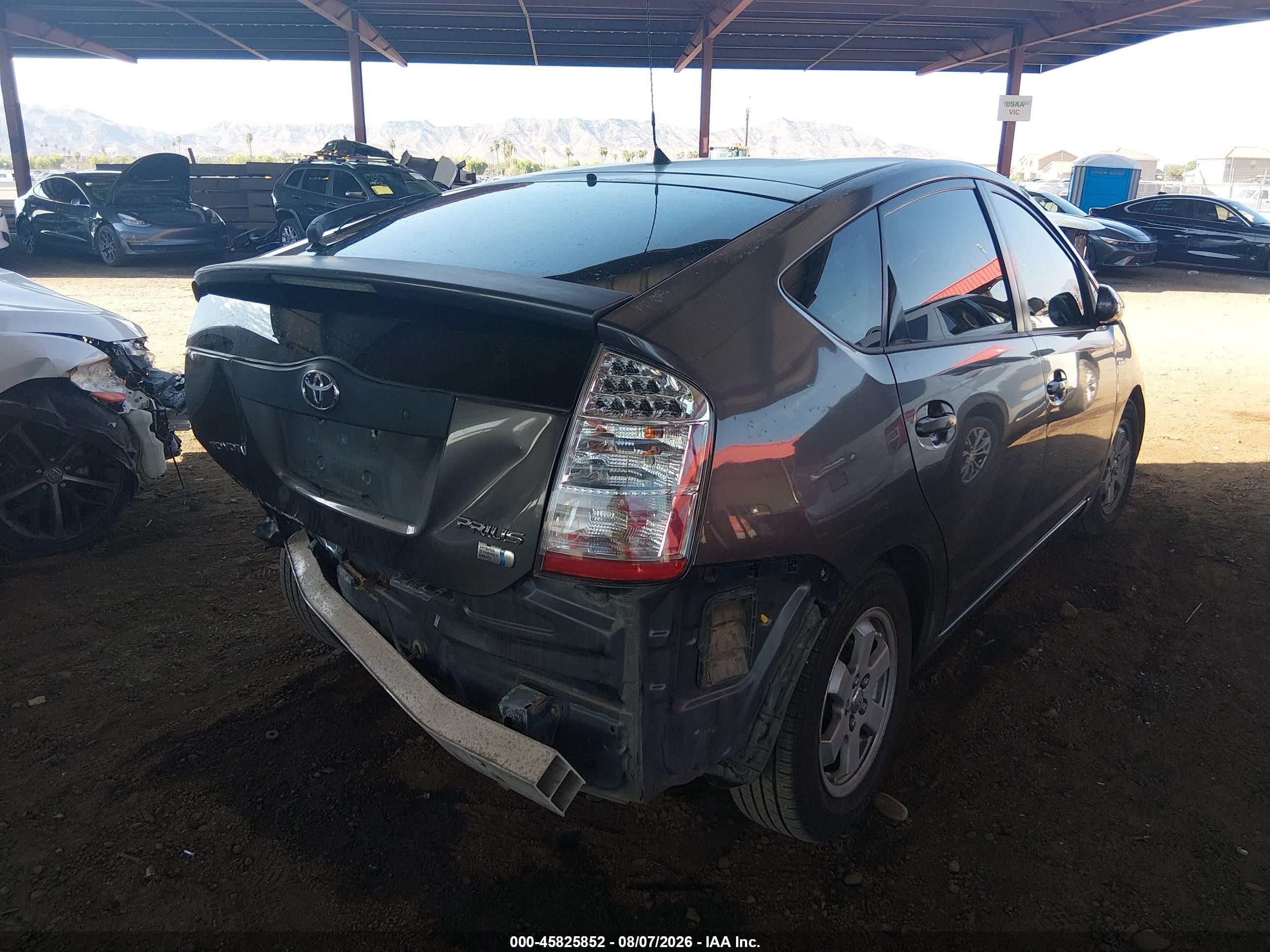 2007 Toyota Prius   Gray vin: JTDKB20U573211351