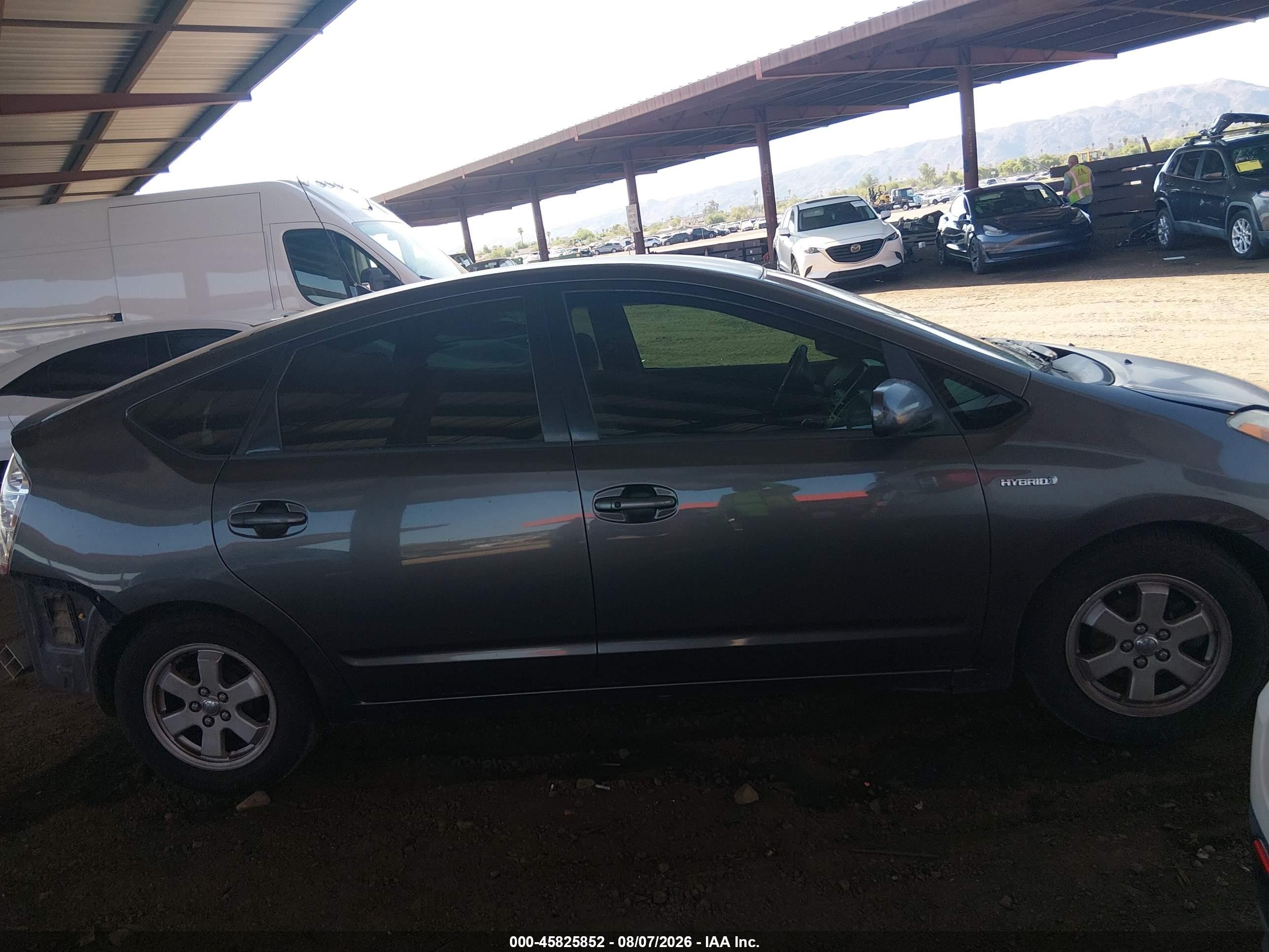 2007 Toyota Prius   Gray vin: JTDKB20U573211351