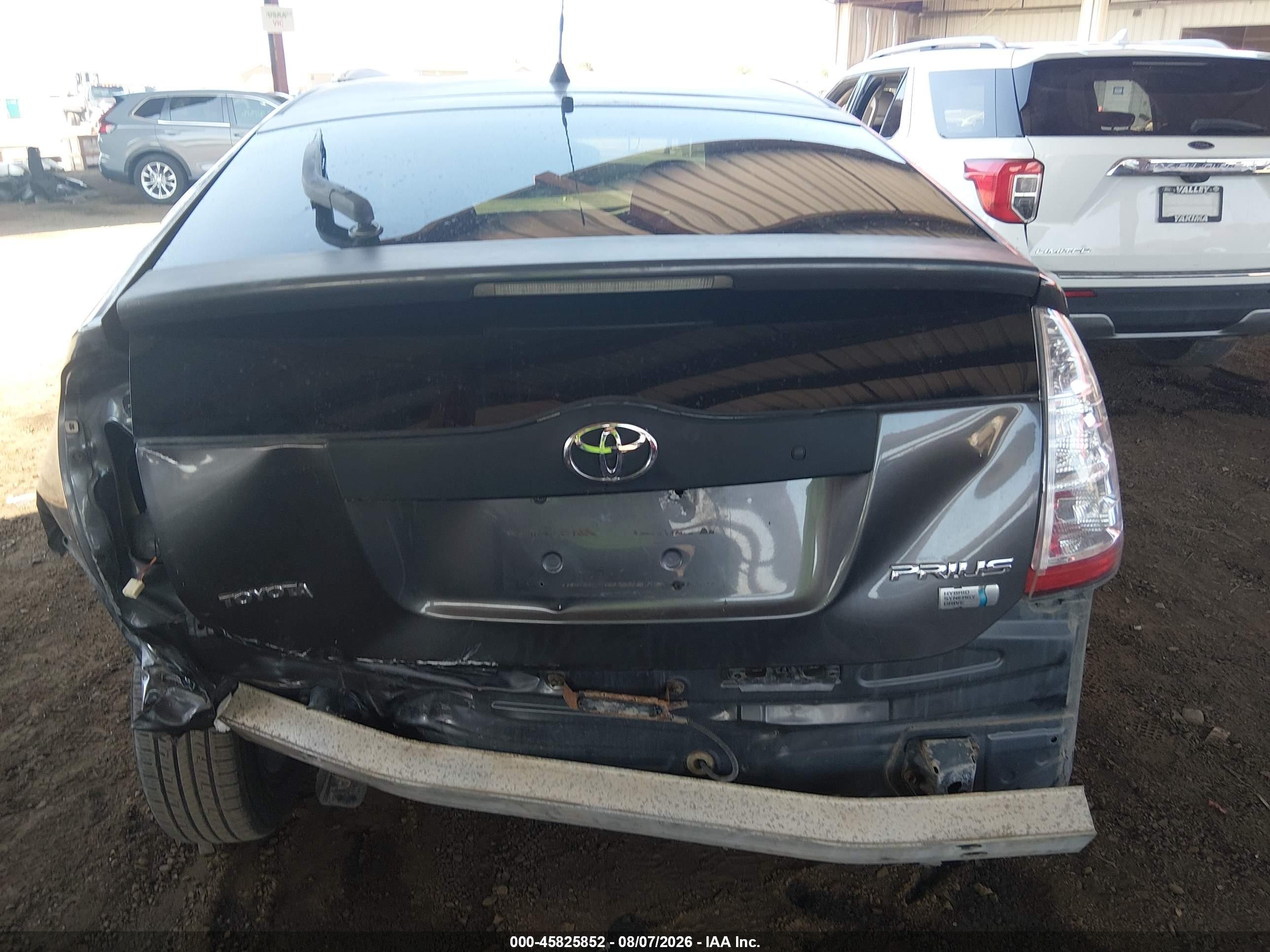 2007 Toyota Prius   Gray vin: JTDKB20U573211351