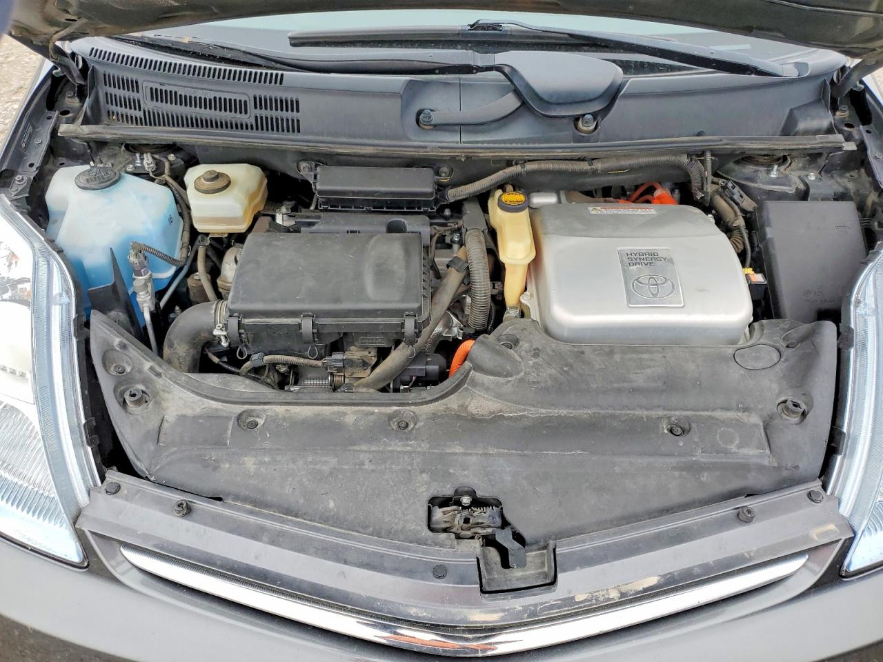 2007 Toyota Prius Base Gray vin: JTDKB20U573232958