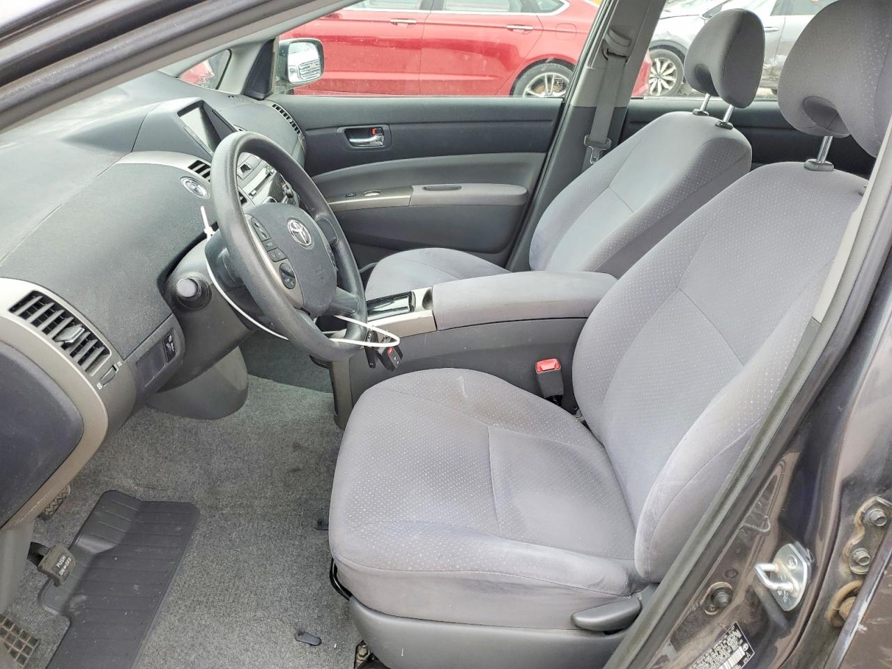 2007 Toyota Prius Base Gray vin: JTDKB20U573232958